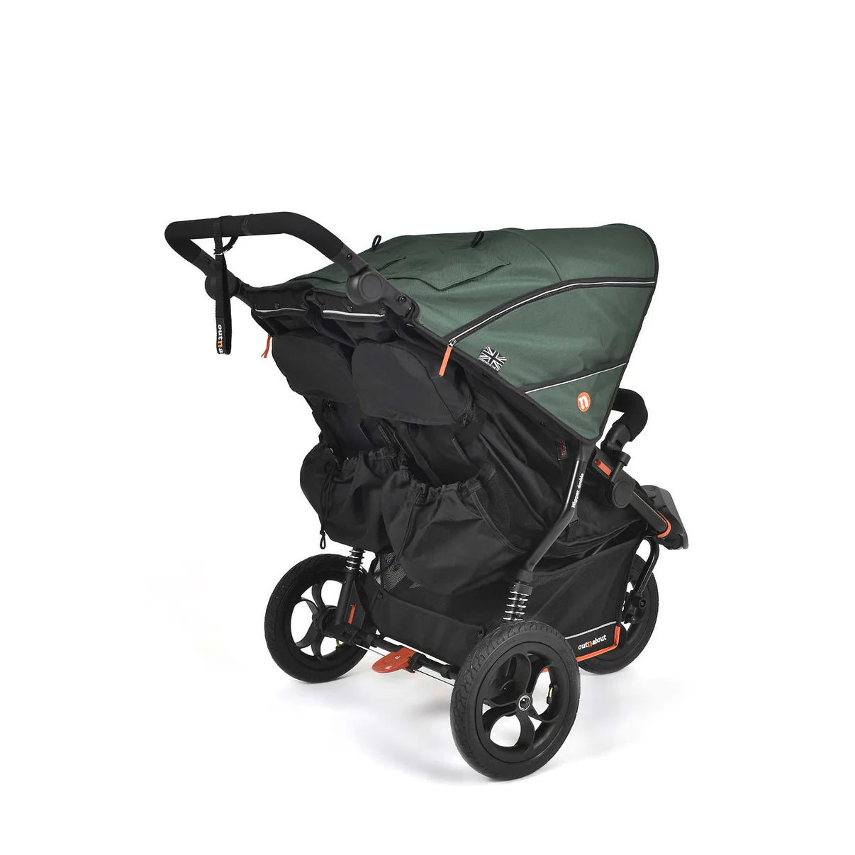 Out n About Nipper V6 Double Newborn & Toddler Bundle - Summit Black