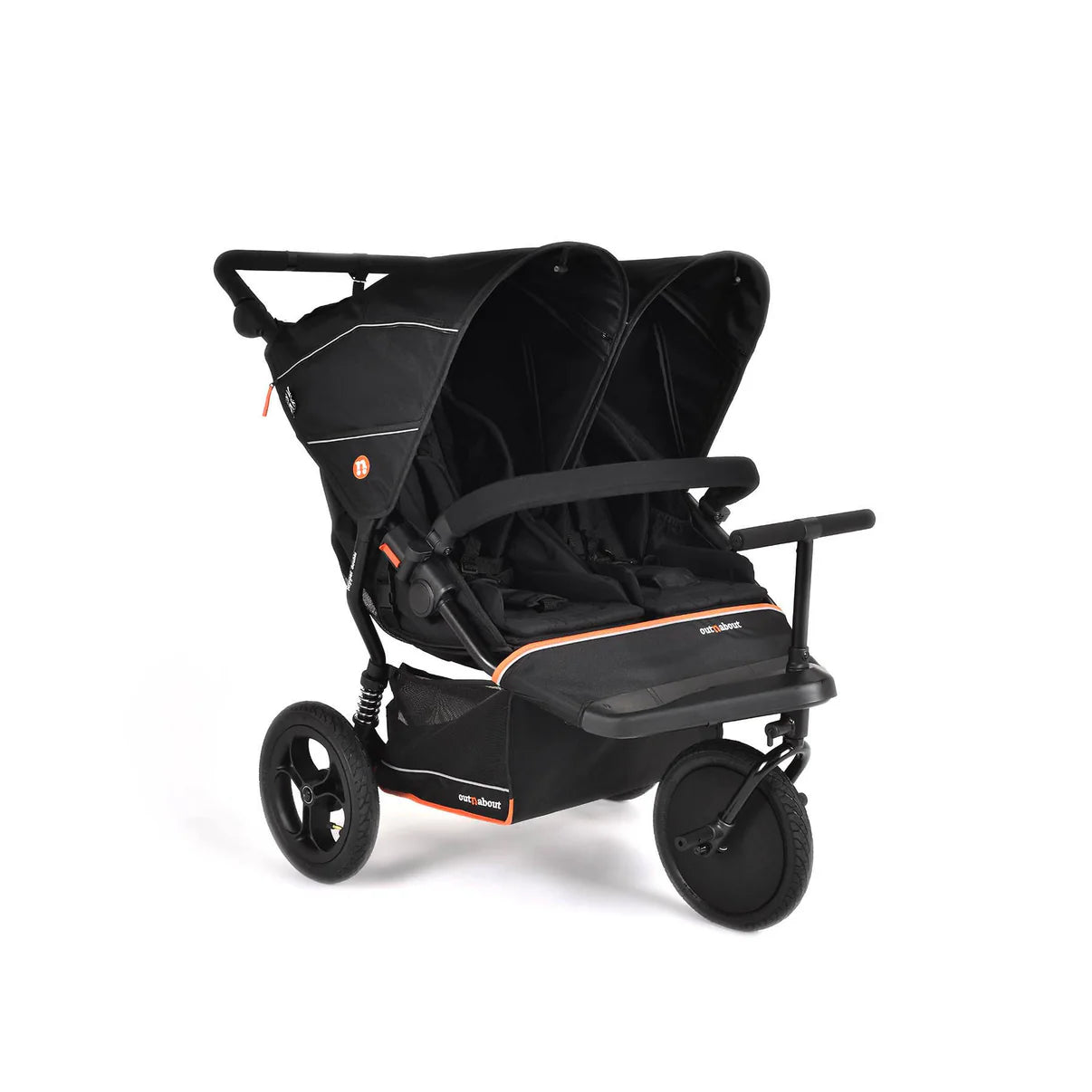 Out n About Nipper V6 Double Newborn & Toddler Bundle - Summit Black