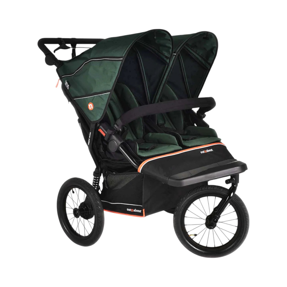 Out n About Nipper V6 Plus Double Newborn & Toddler Bundle - Sycamore Green