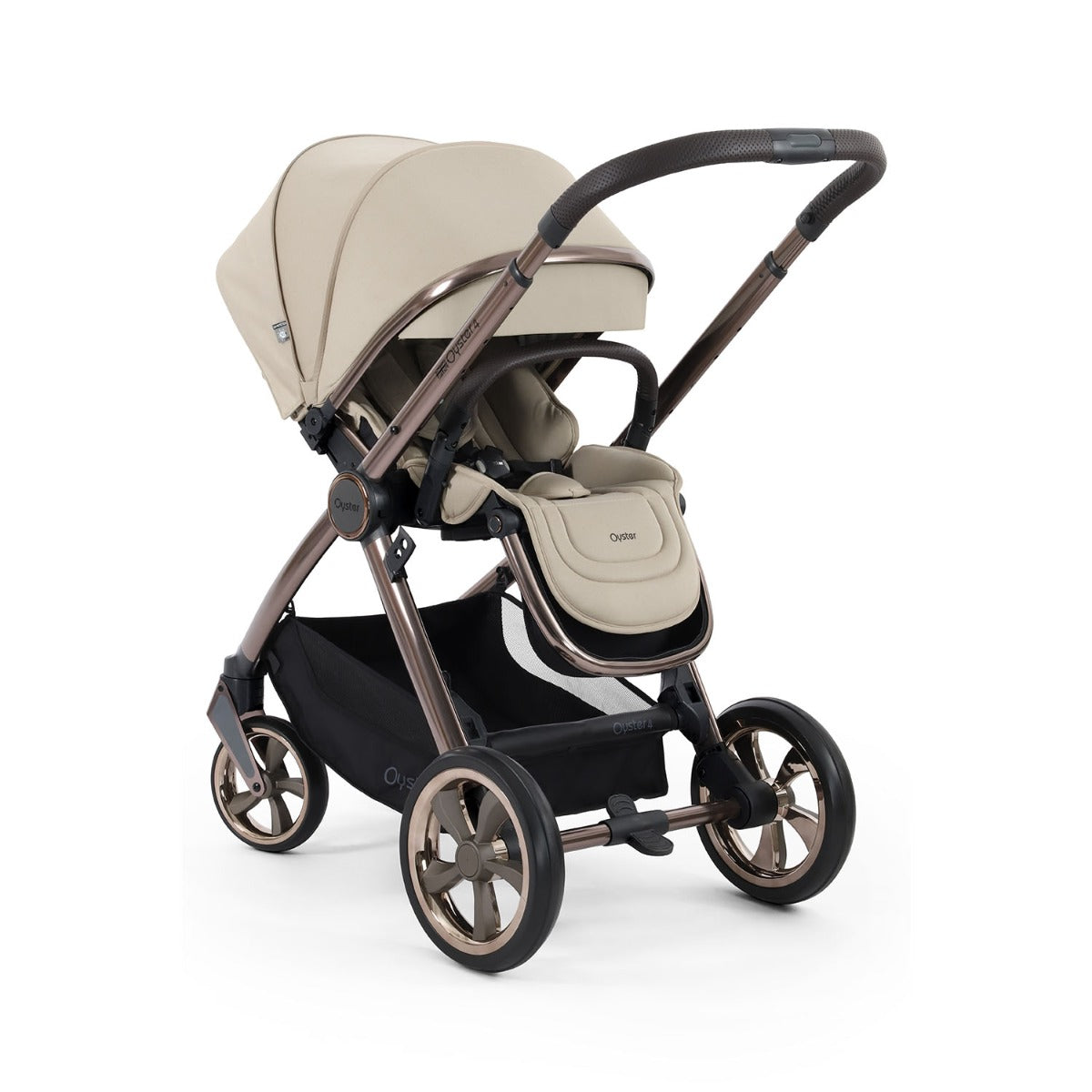 BabyStyle Oyster 4 Luxury 360 Car Seat & Nursery Essentials Bundle - Buttermilk