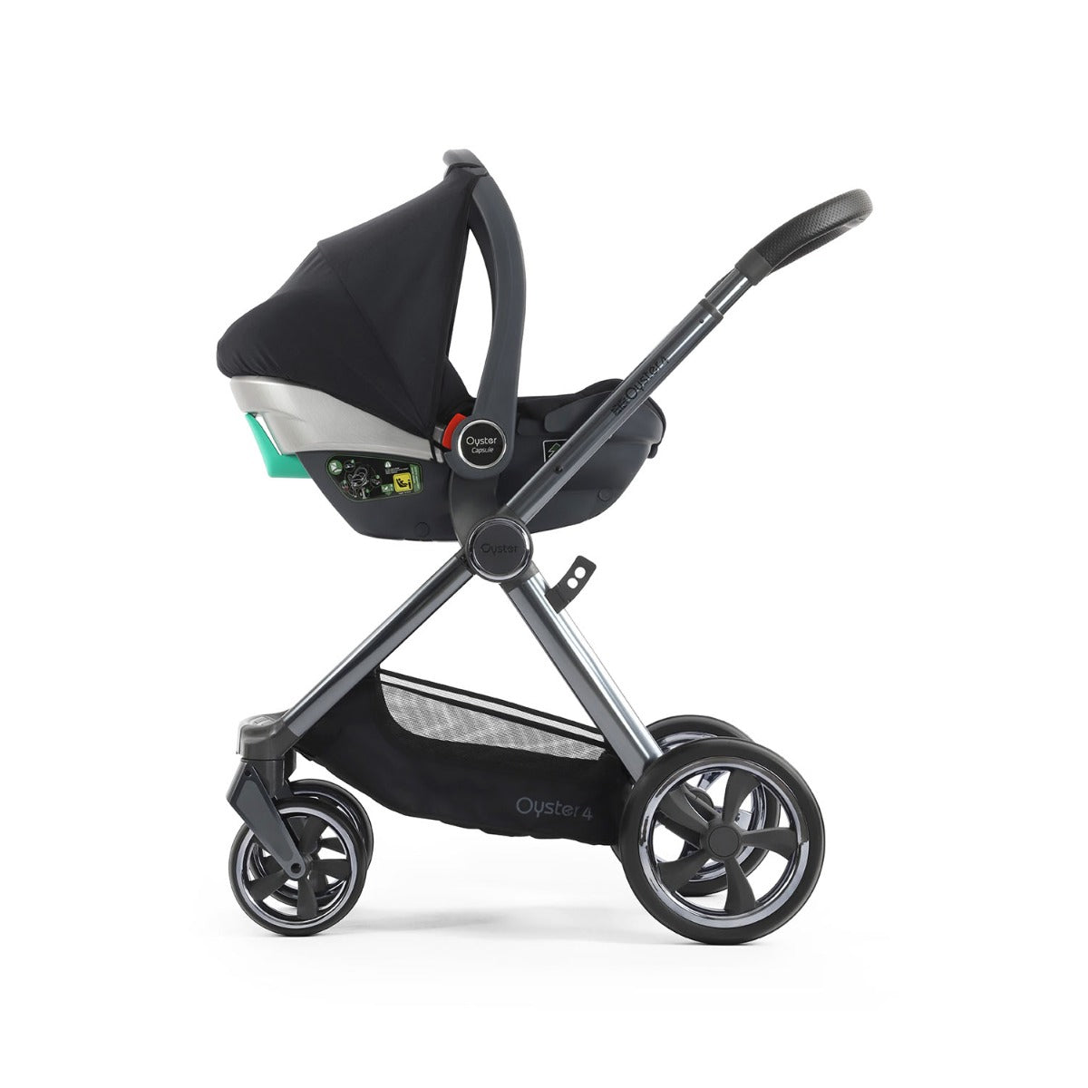 BabyStyle Oyster 4 Luxury 7 Piece Maxi-Cosi Cabriofix i-Size Bundle - Carbonite