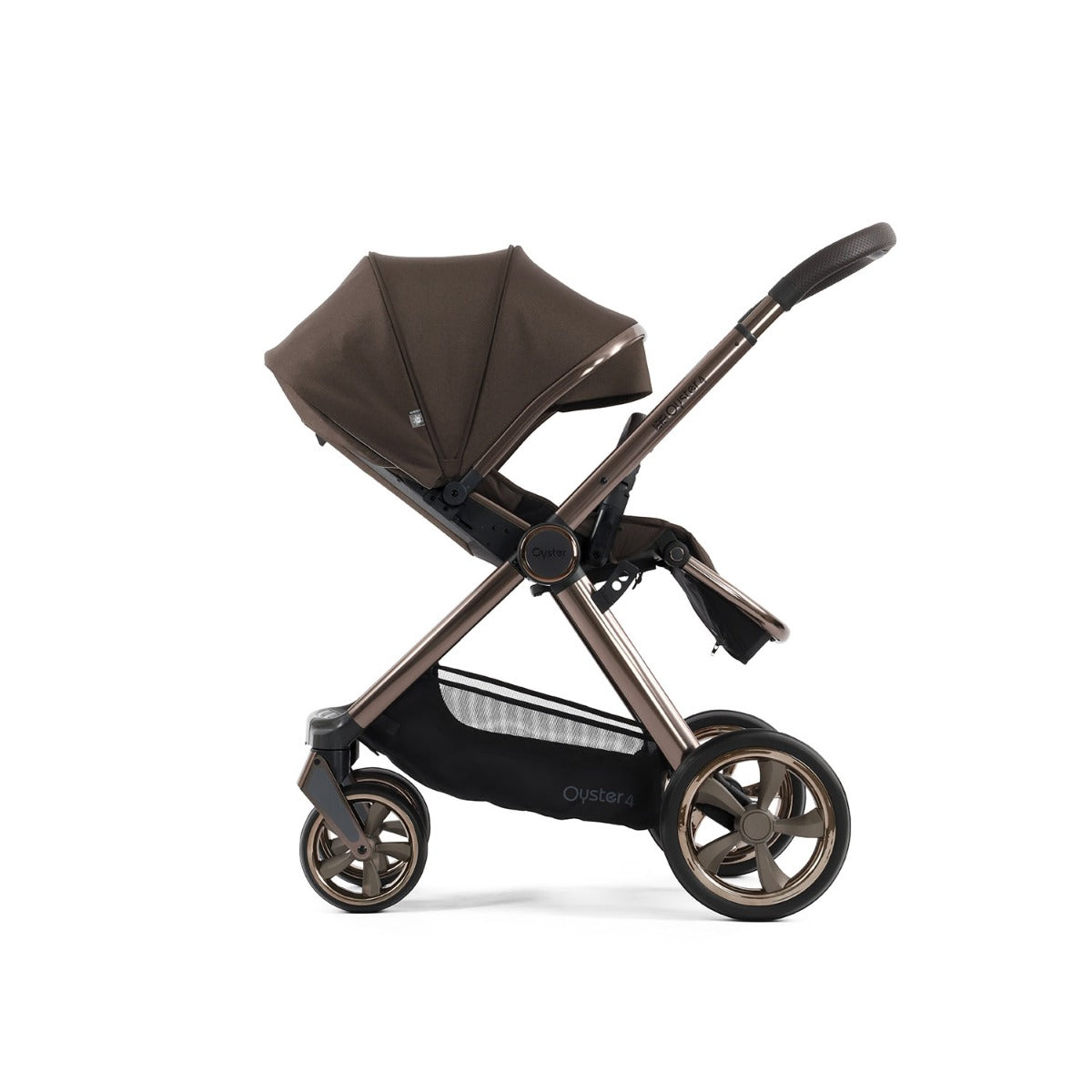 BabyStyle Oyster 4 Luxury 360 Car Seat & Nursery Essentials Bundle - Chocolate Velvet