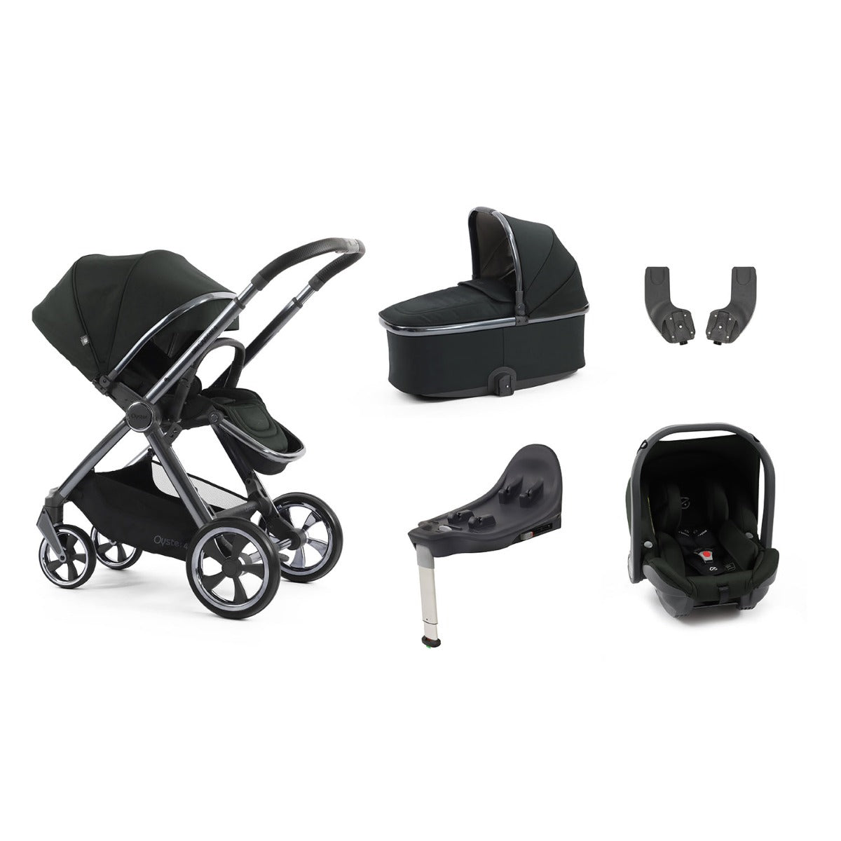 BabyStyle Oyster 4 Essential 5 Piece Capsule Bundle - Black Olive