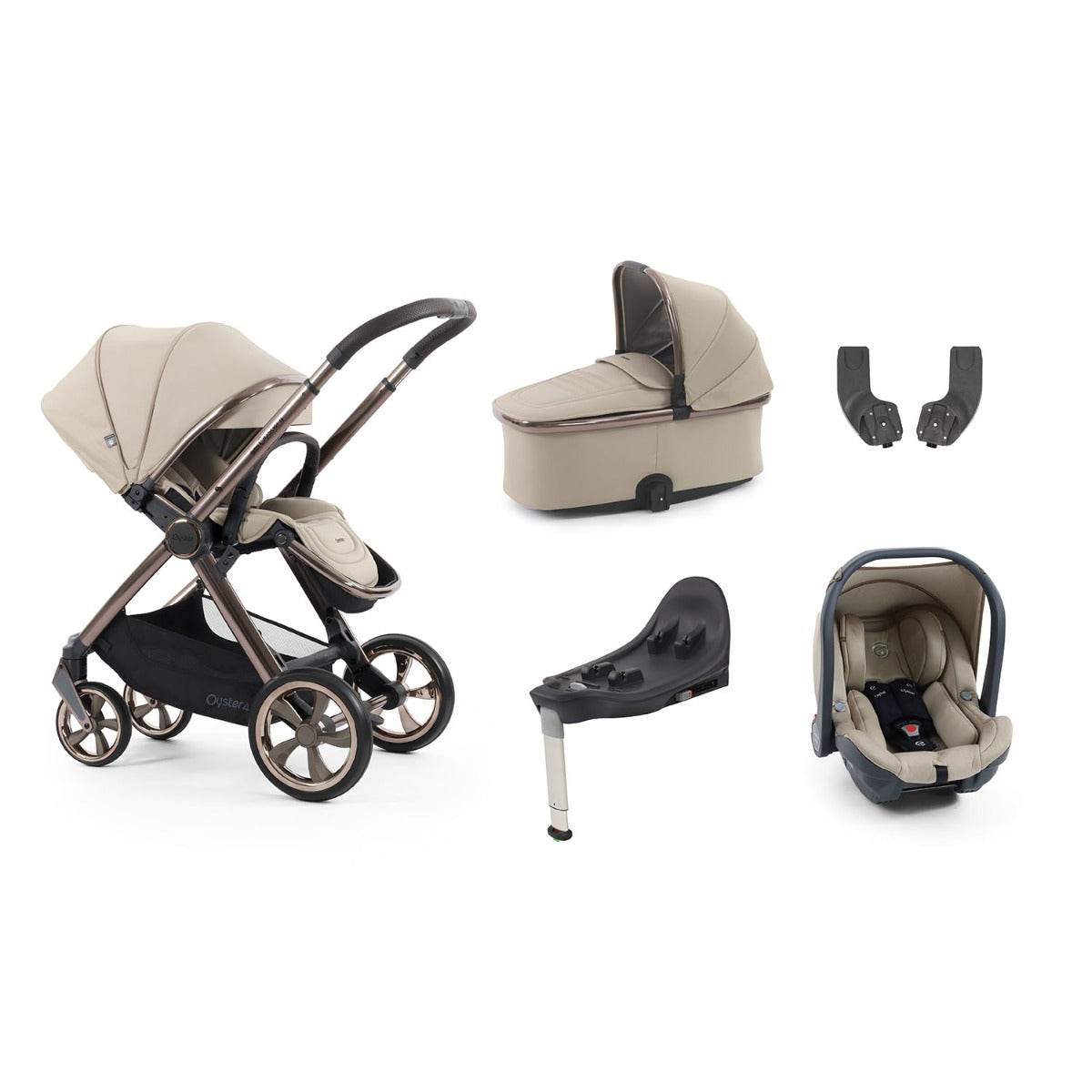 BabyStyle Oyster 4 Essential 5 Piece Capsule Bundle - Buttermilk