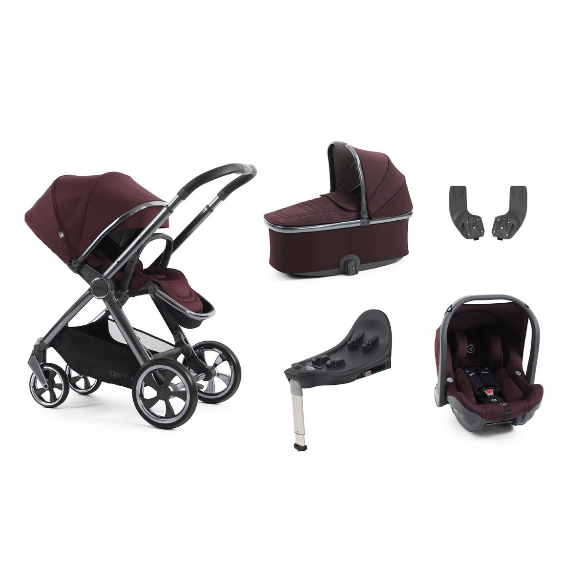 BabyStyle Oyster 4 Essential 5 Piece Capsule Bundle - Mulberry
