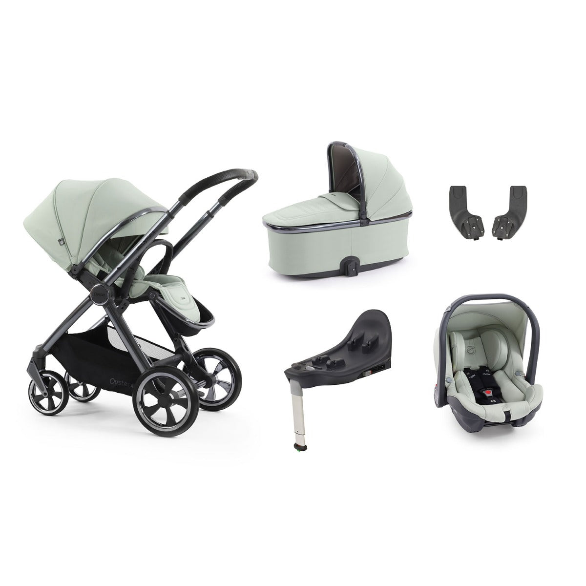 BabyStyle Oyster 4 Essential 5 Piece Capsule Bundle - Pistachio