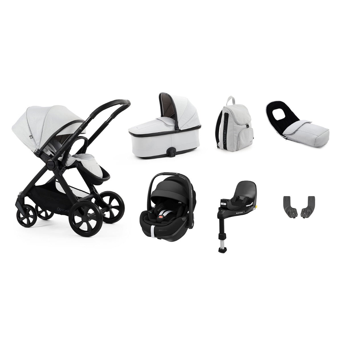 BabyStyle Oyster 4 Luxury 7 Piece Maxi-Cosi Pebble 360 Pro2 Bundle - Jubilee