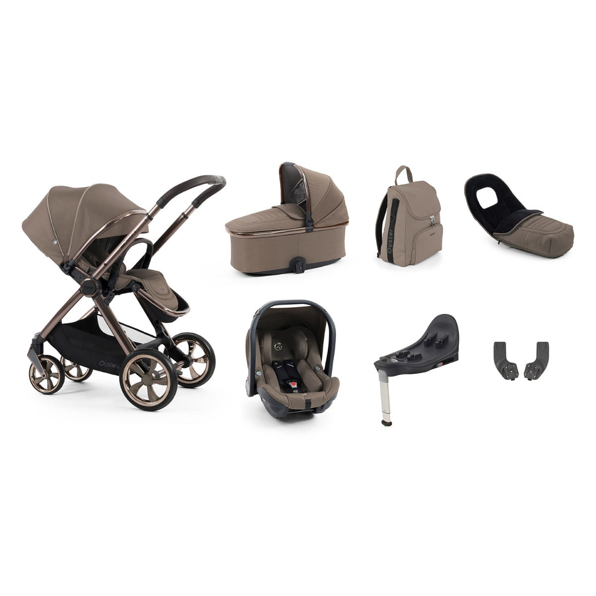 BabyStyle Oyster 4 Luxury 7 Piece Capsule Bundle - Mink