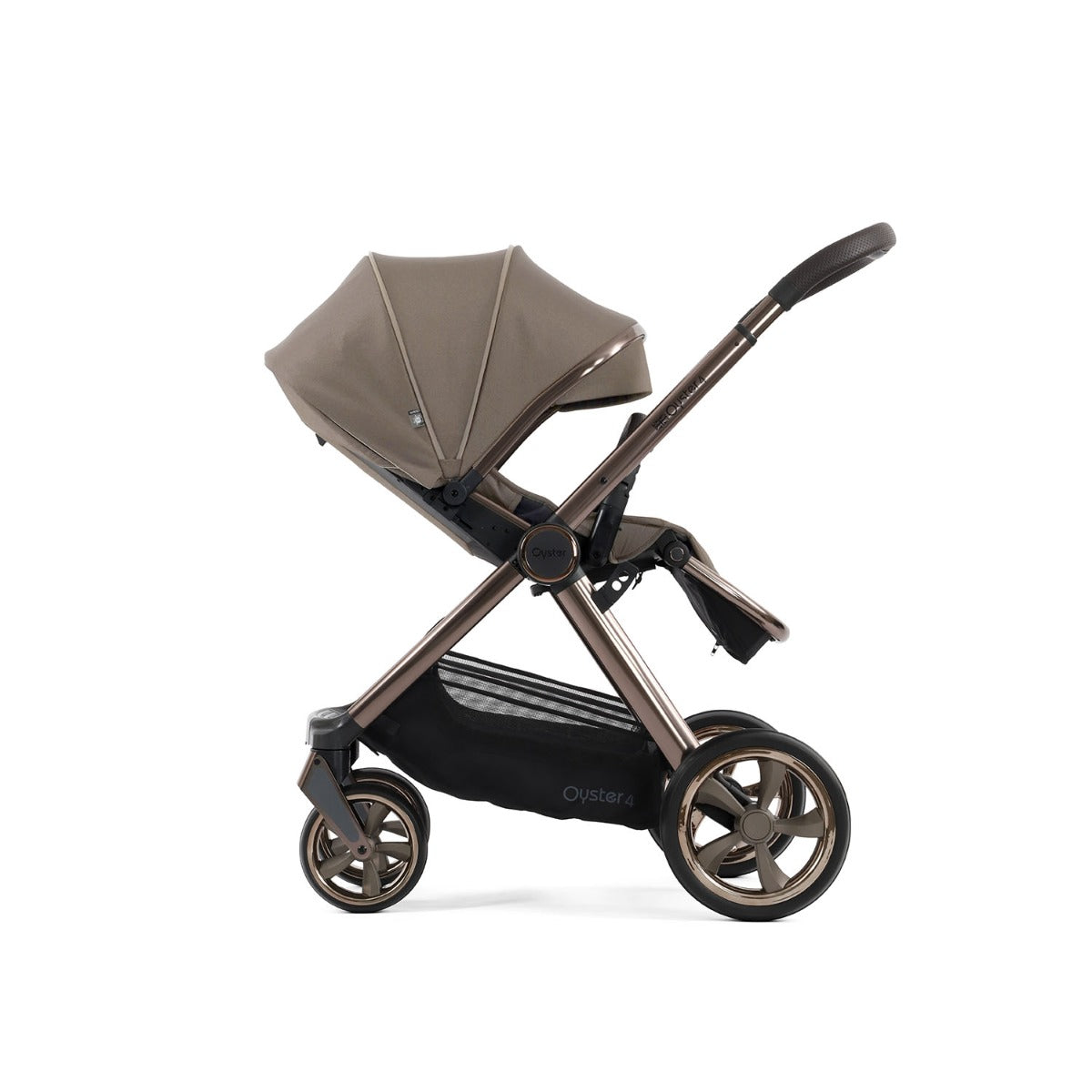BabyStyle Oyster 4 Luxury 360 Car Seat & Nursery Essentials Bundle - Mink