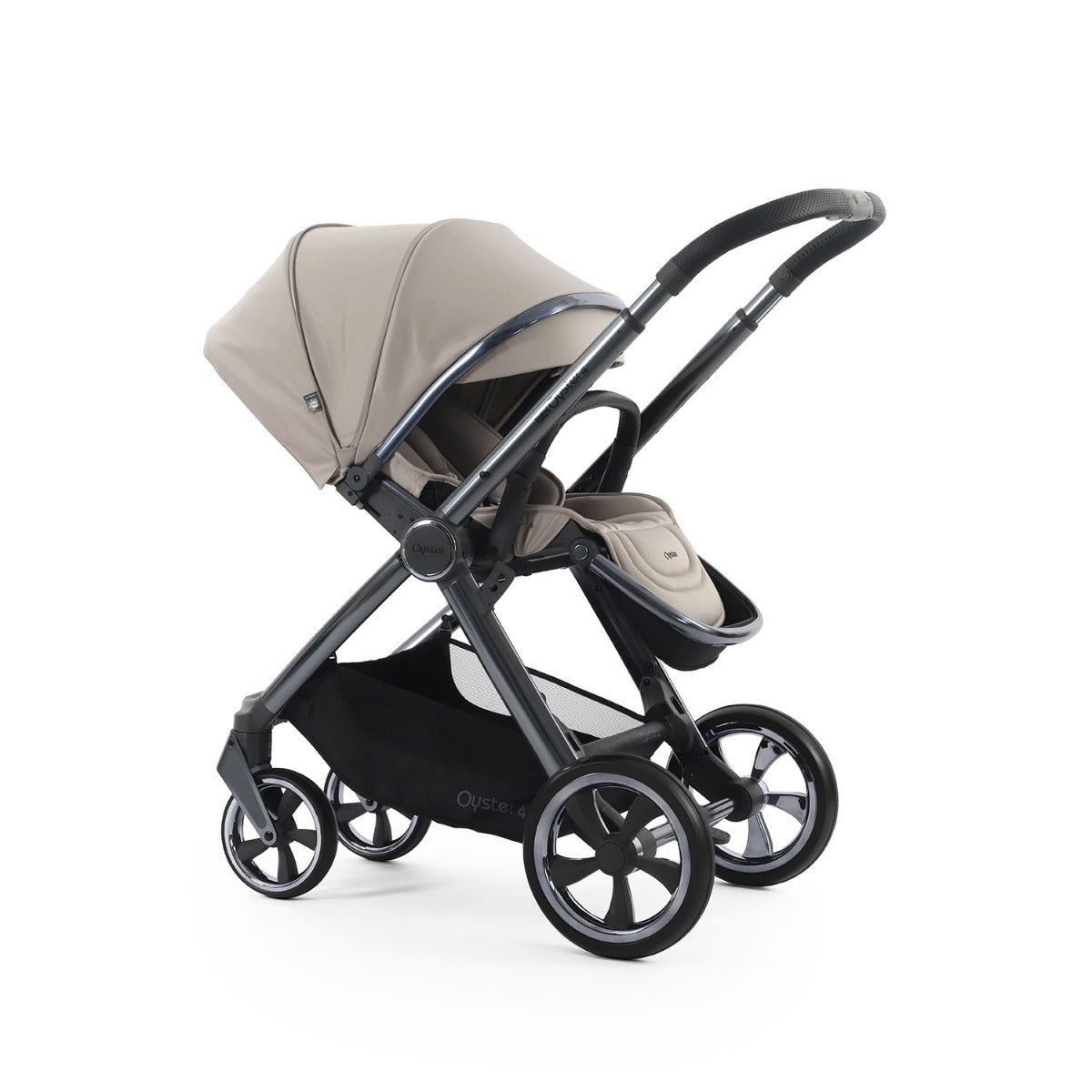 BabyStyle Oyster 4 Luxury 360 Car Seat & Nursery Essentials Bundle - Stone