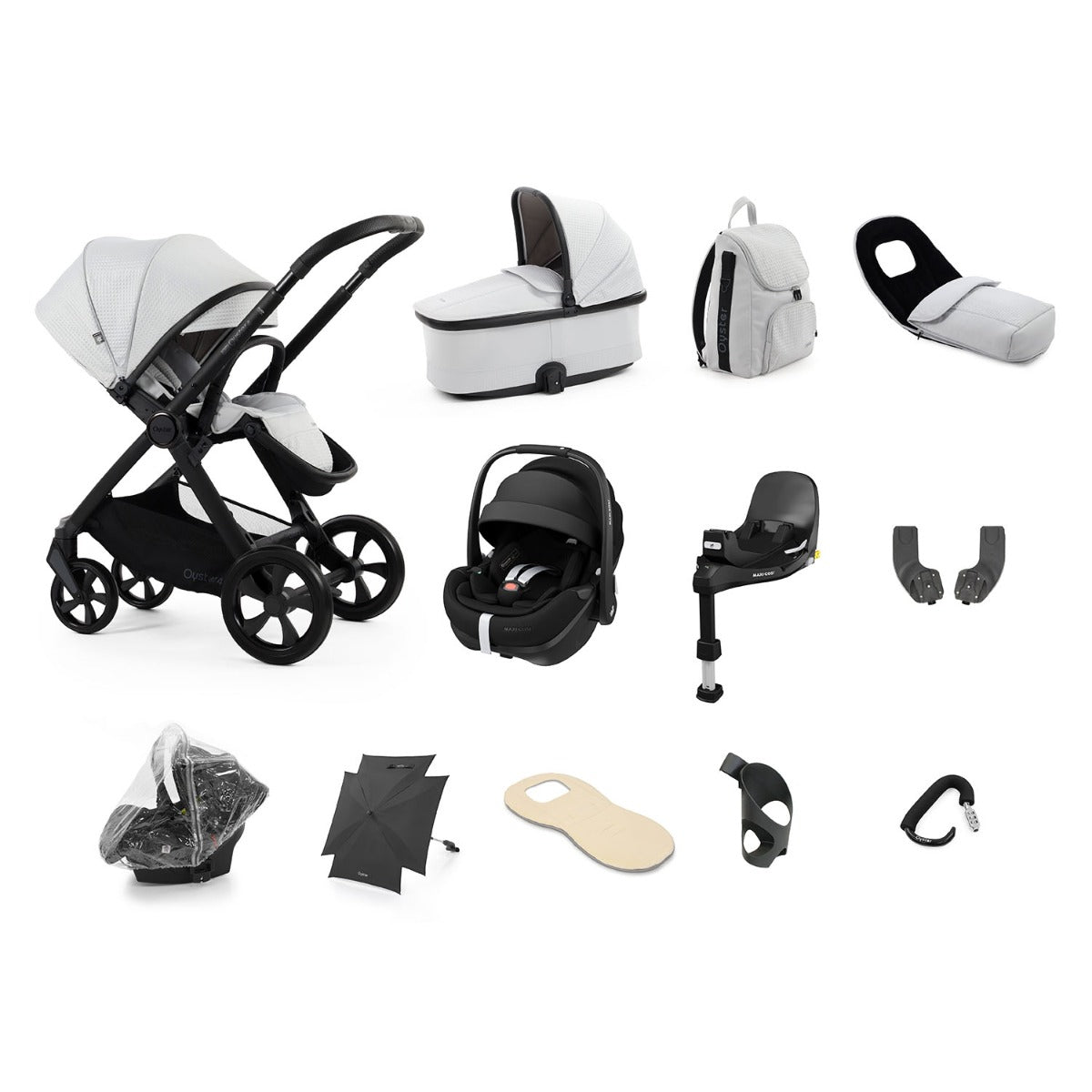 BabyStyle Oyster 4 Ultimate 12 Piece Maxi-Cosi Pebble 360 Pro2 Bundle - Jubilee