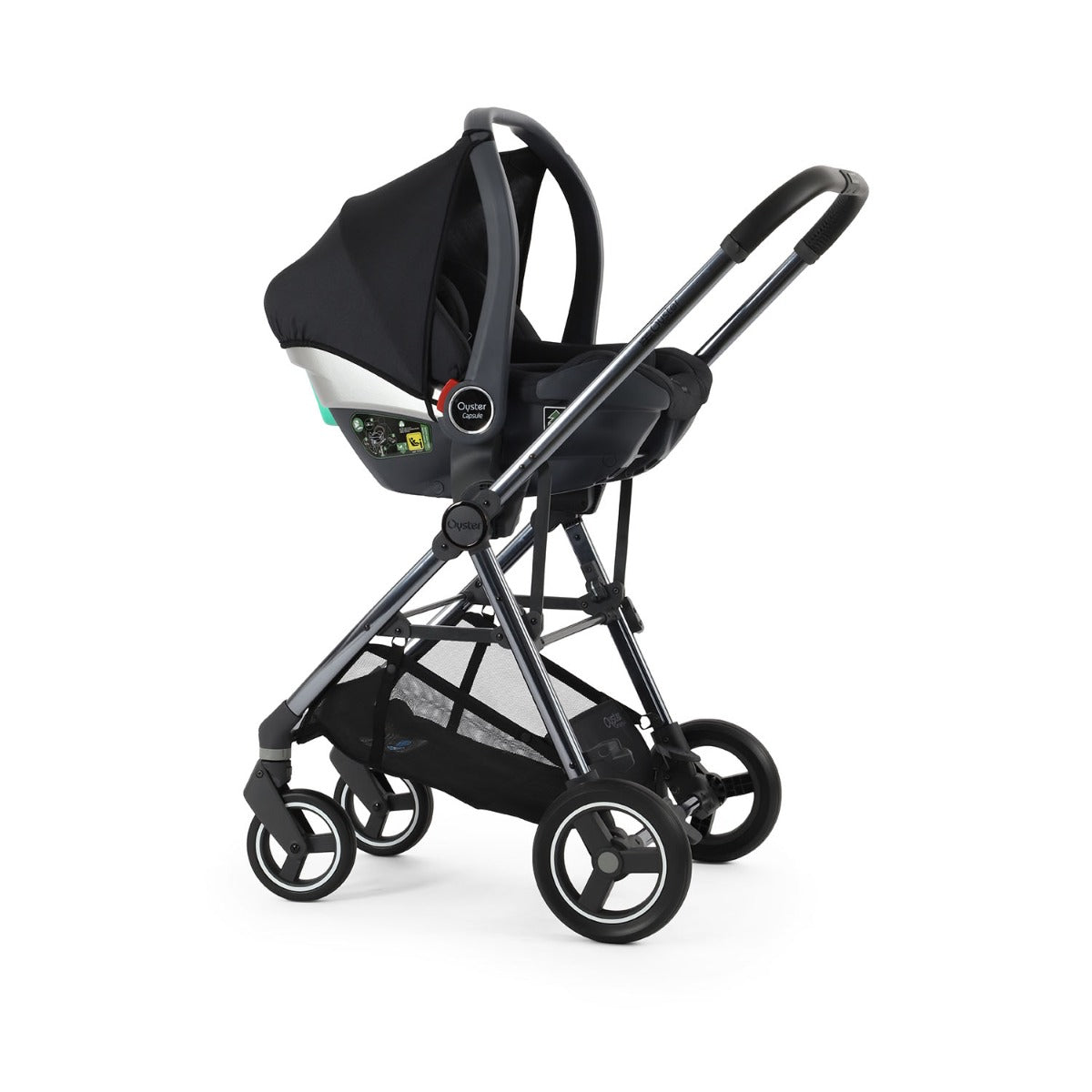 BabyStyle Oyster Gravity+ 9 Piece Maxi-Cosi Pebble 360 Pro2 Bundle - Carbonite