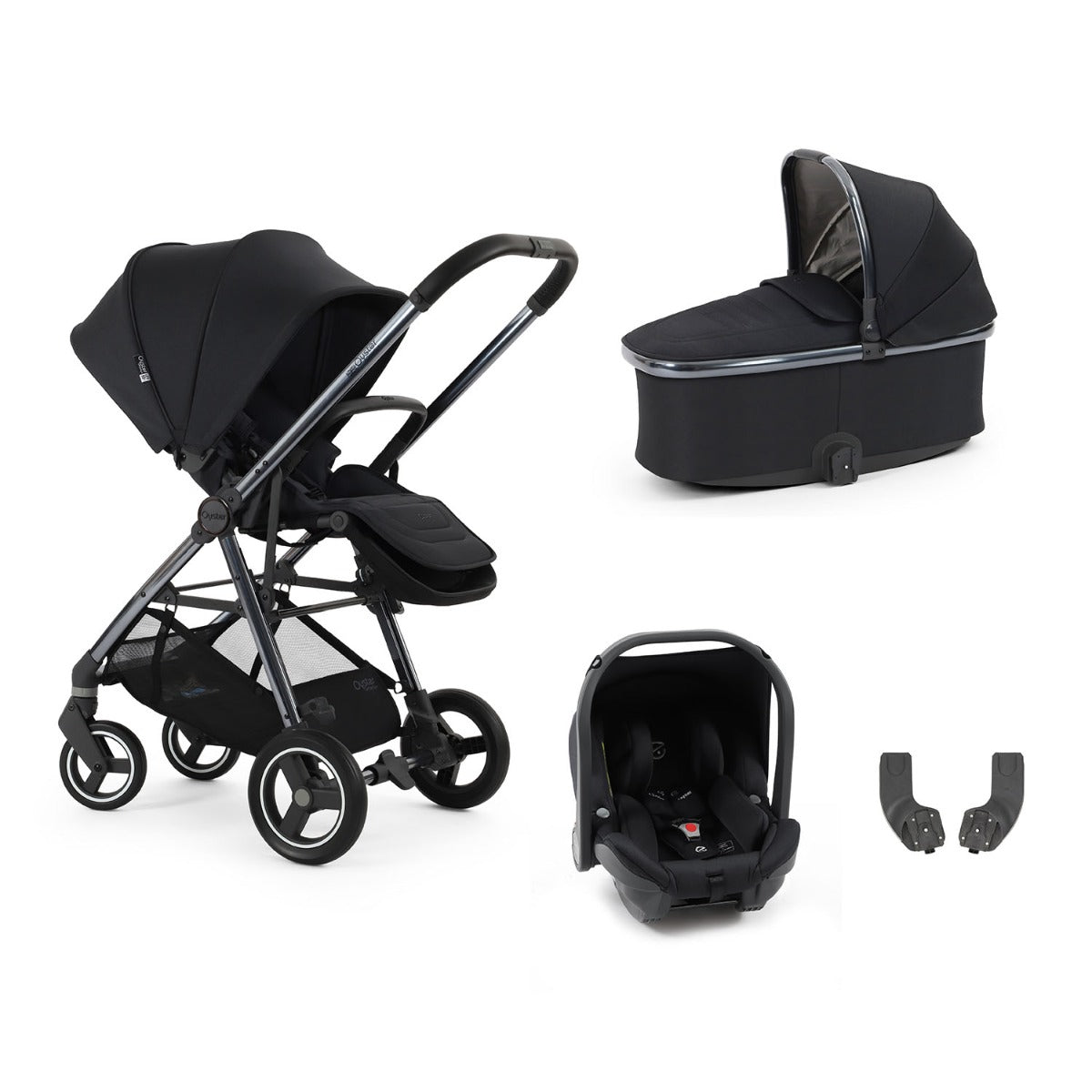 BabyStyle Oyster Gravity+ 4 Piece Capsule Bundle - Carbonite