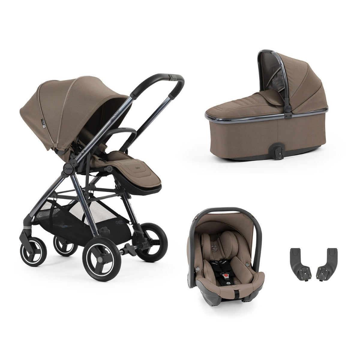BabyStyle Oyster Gravity+ 4 Piece Capsule Bundle - Mink