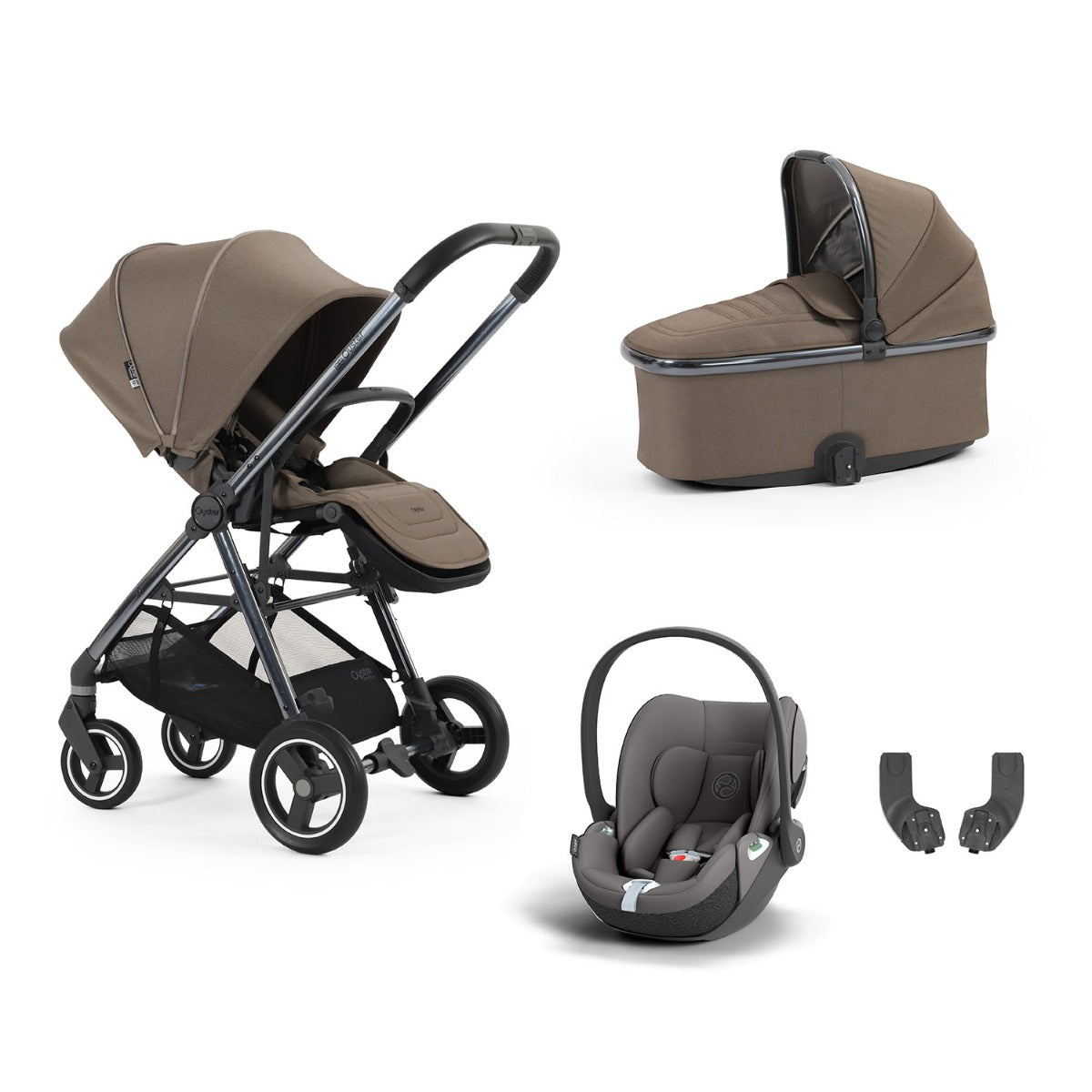 BabyStyle Oyster Gravity+ 4 Piece Cybex Cloud T Bundle - Mink