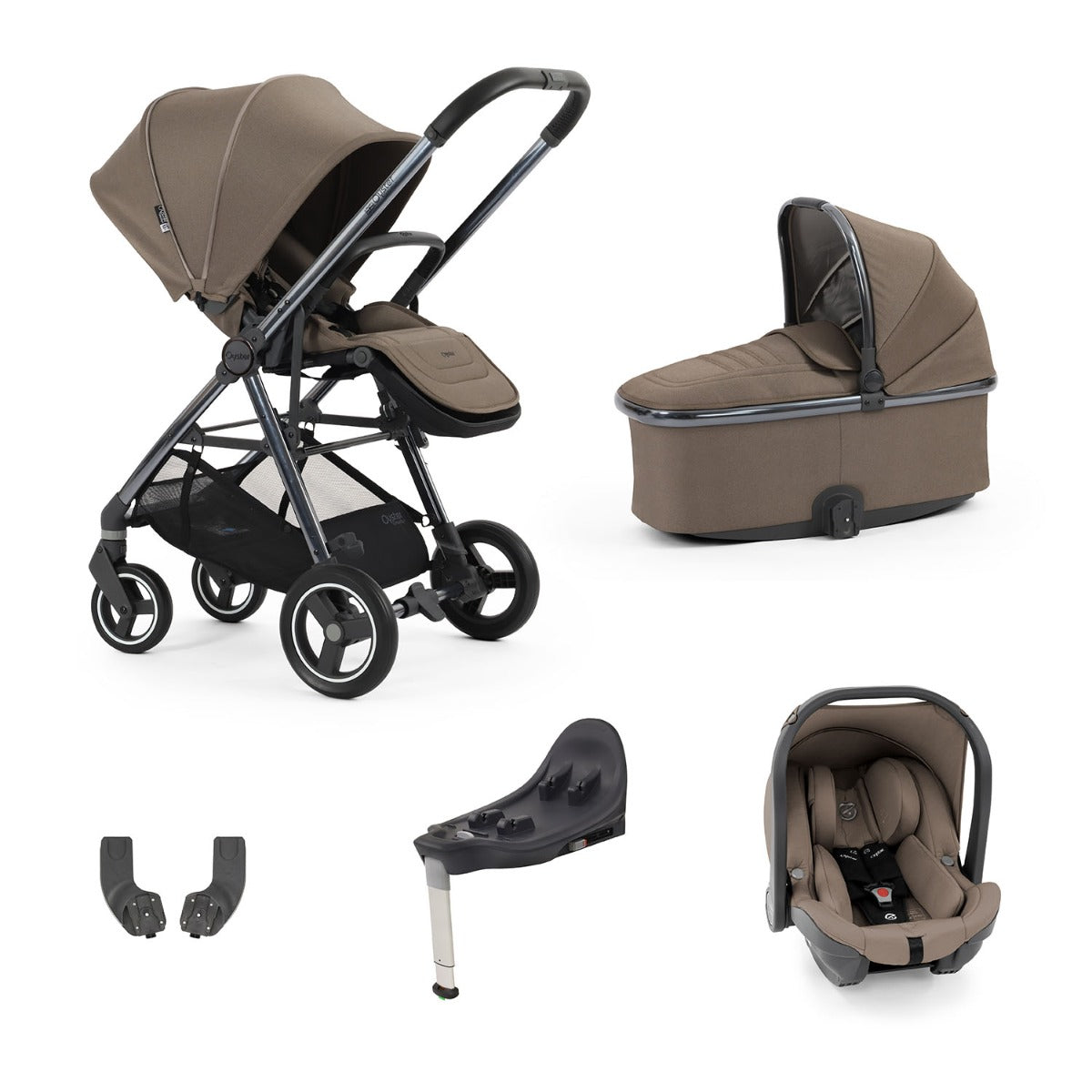 BabyStyle Oyster Gravity+ 5 Piece Capsule Bundle - Mink