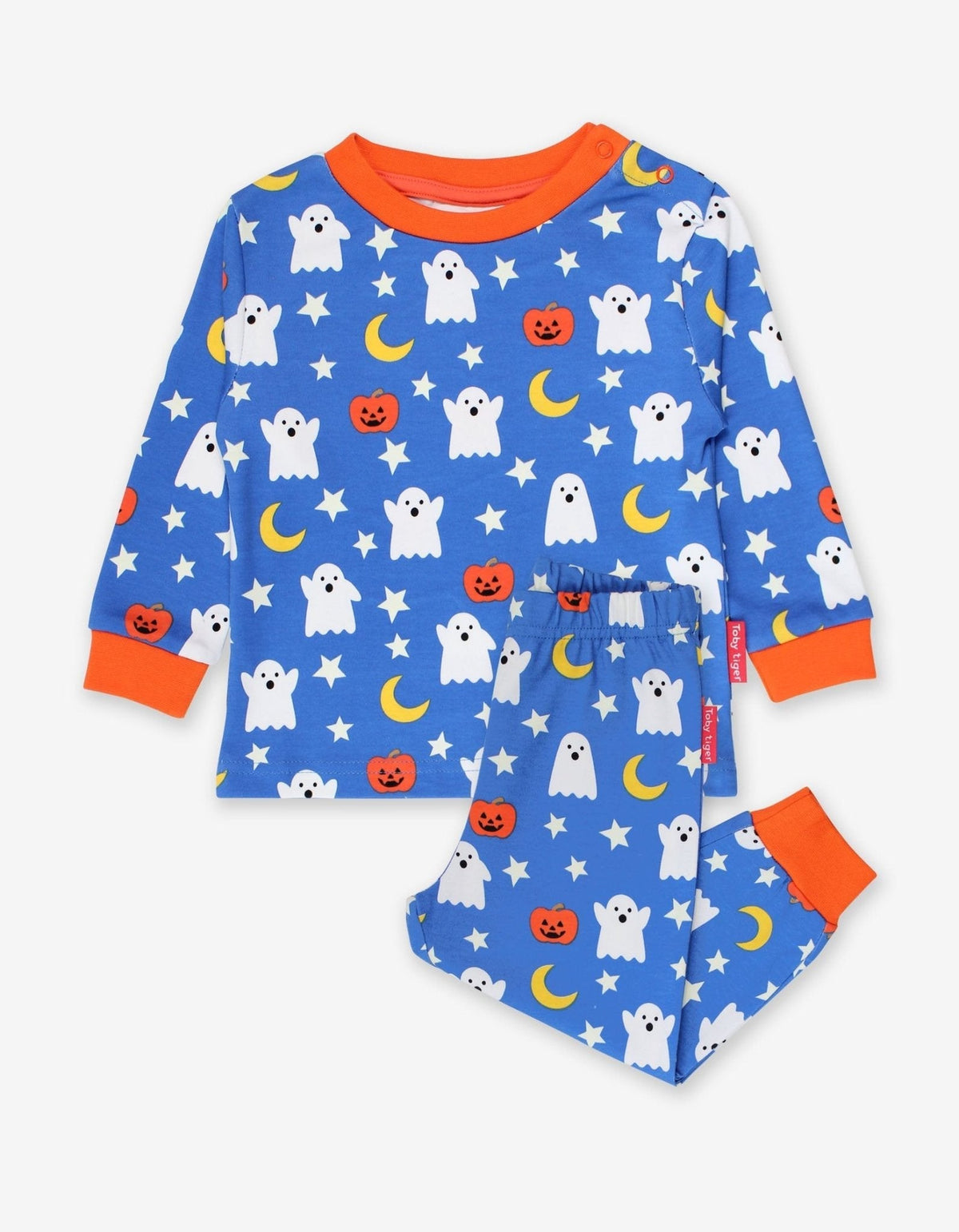 Toby Tiger Organic Halloween Print Pyjamas