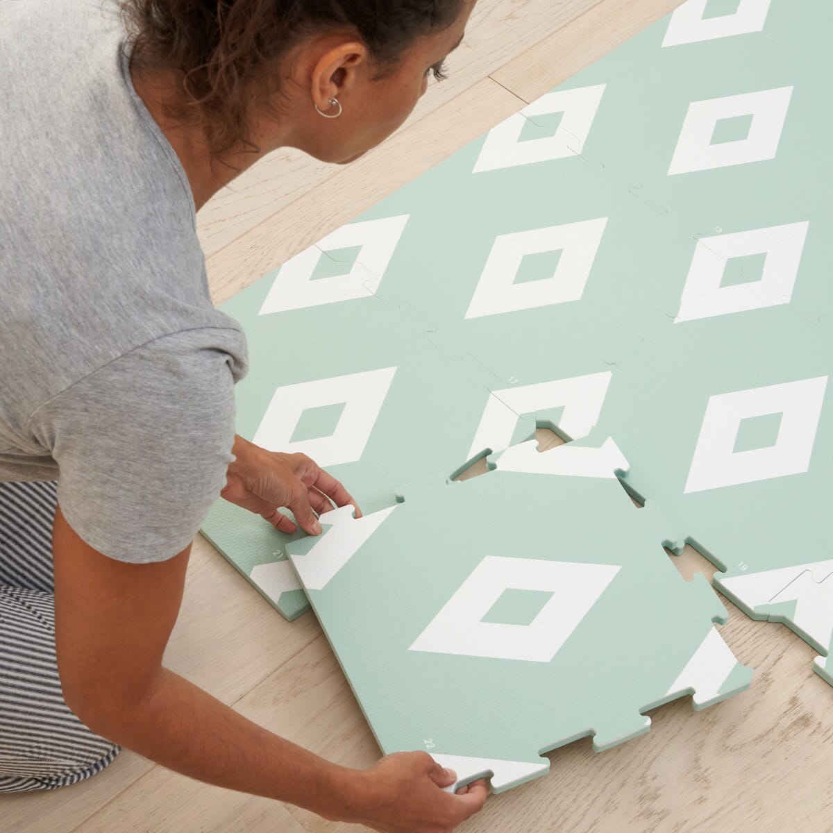 Tutti Bambini Puzzle Playmat - Diamond Mint
