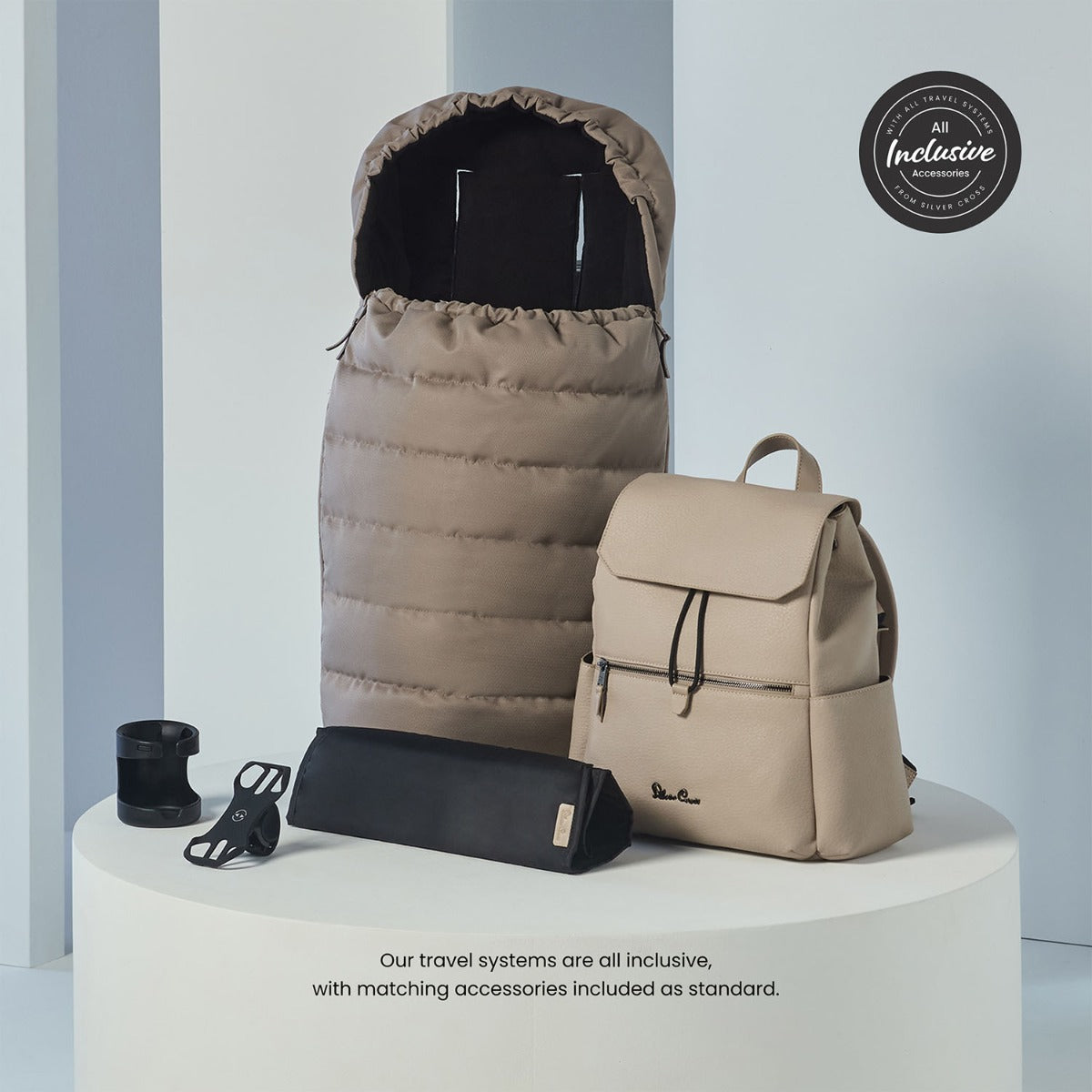 Silver Cross Reef 2 Ultimate 360 Car Seat Bundle - Mocha