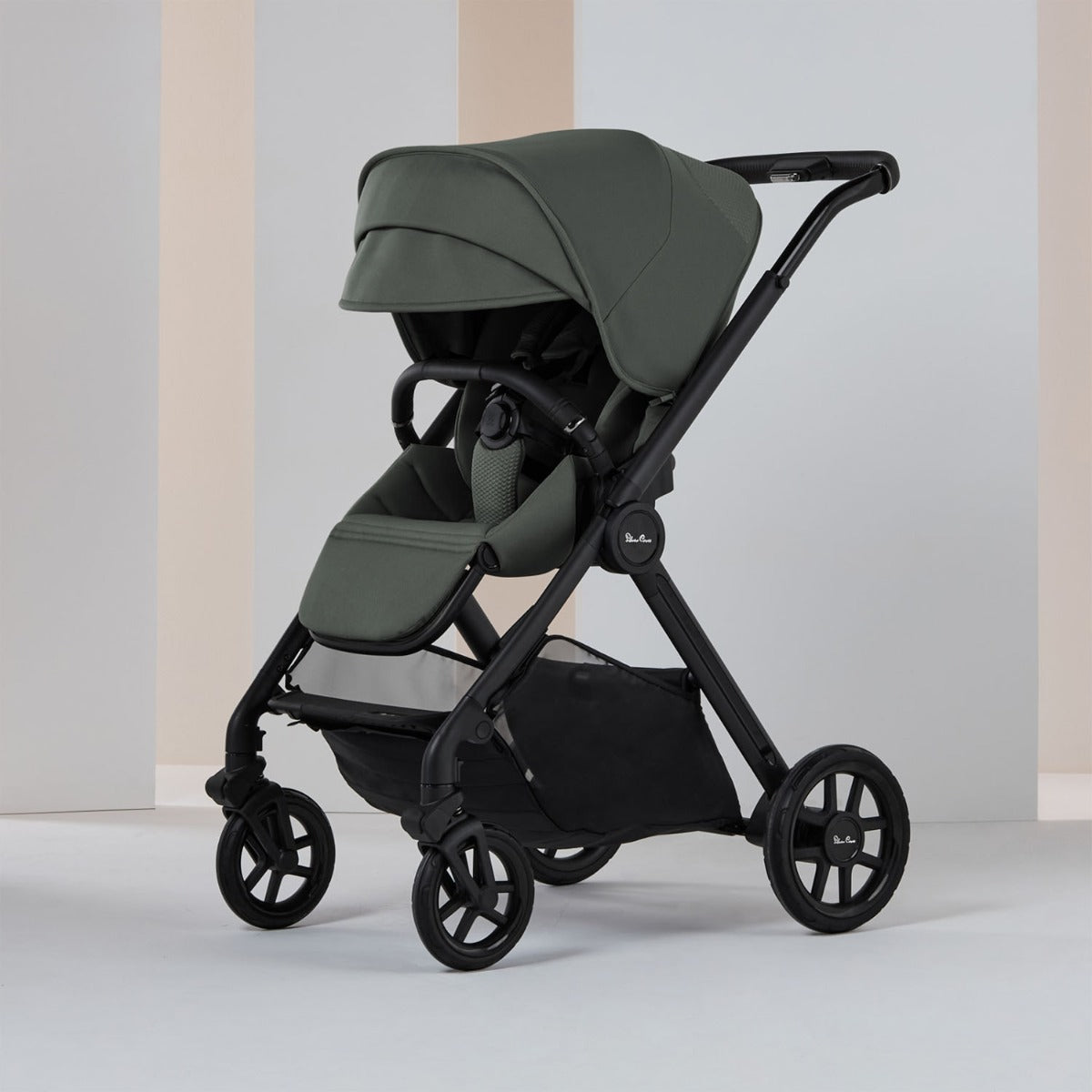 Silver Cross Reef 2 with First Bed Folding Carrycot and Accessory Bundle - Pewter