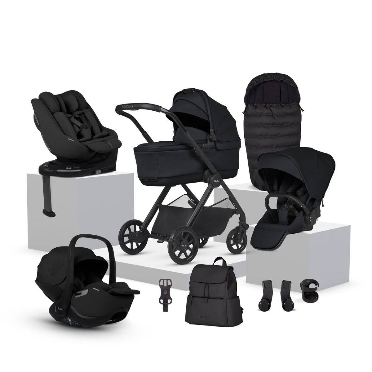 Silver Cross Reef 2 Ultimate 360 Family Car Seat Bundle - Space