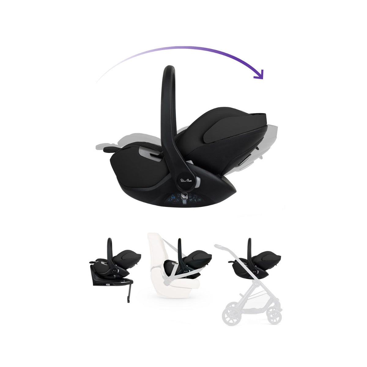 Silver Cross Reef 2 Ultimate 360 Family Car Seat Bundle - Space