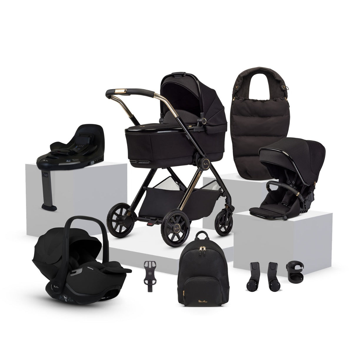 Silver Cross Reef 2 Special Edition Ultimate 360 Car Seat Bundle - Espresso