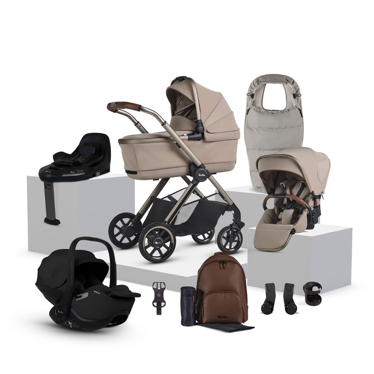 Silver Cross Reef 2 Special Edition Ultimate 360 Car Seat Bundle - Frappe