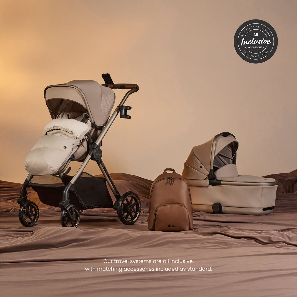 Silver Cross Reef 2 Special Edition Ultimate 360 Family Car Seat Bundle - Frappe