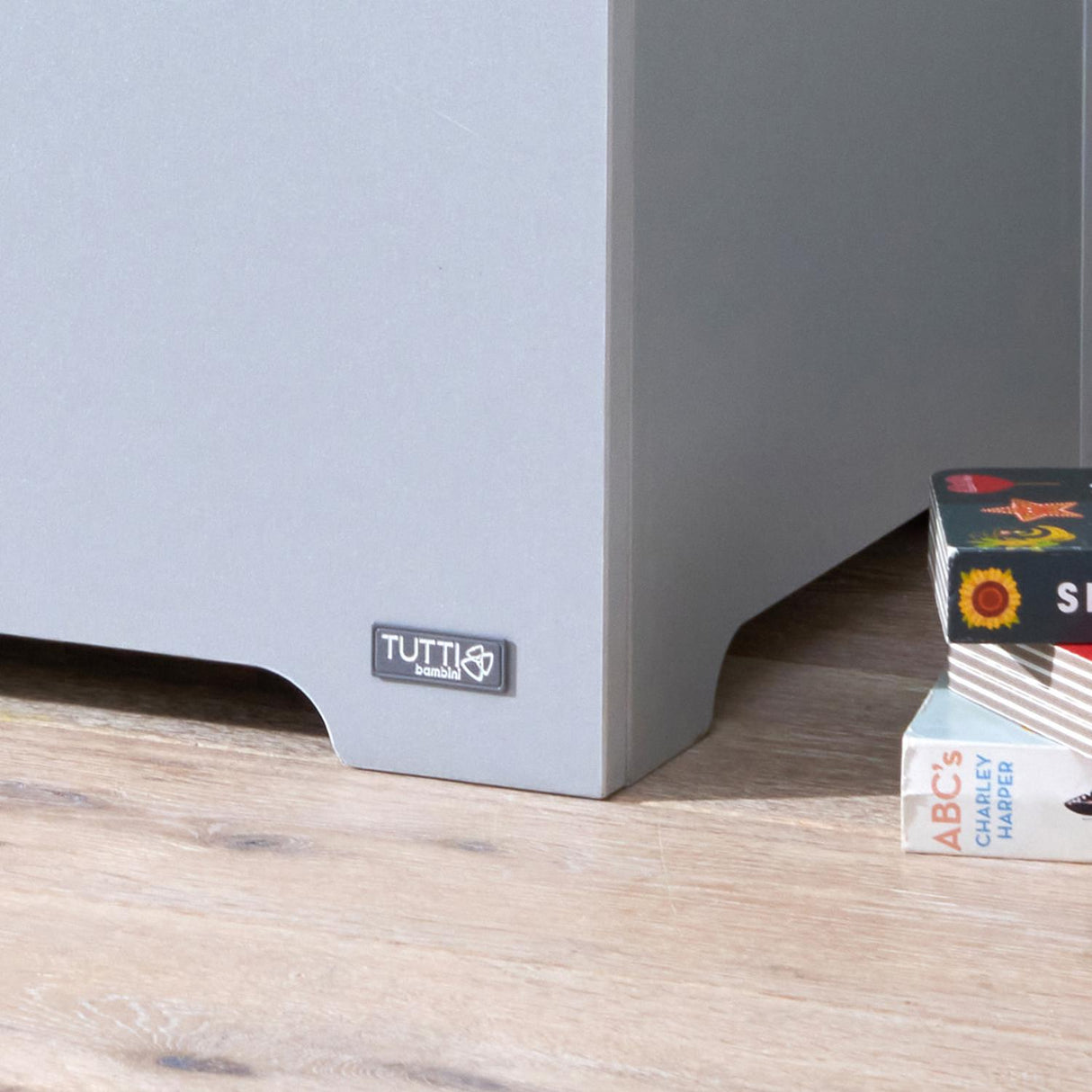 Tutti Bambini Rio Toy Box - Dove Grey & Honey Oak