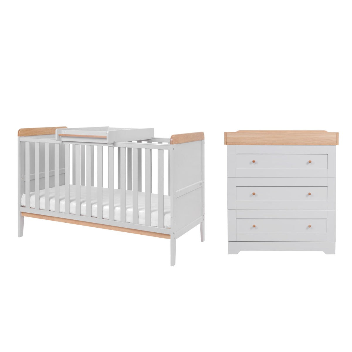 Tutti Bambini Rio 2pc Room Set - Dove Grey/Oak