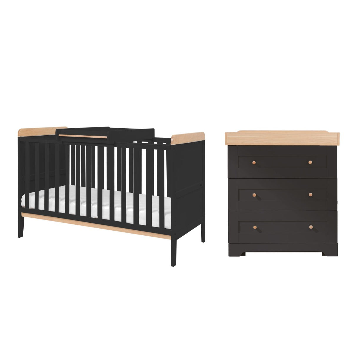 Tutti Bambini Rio 2pc Room Set - Slate/Oak