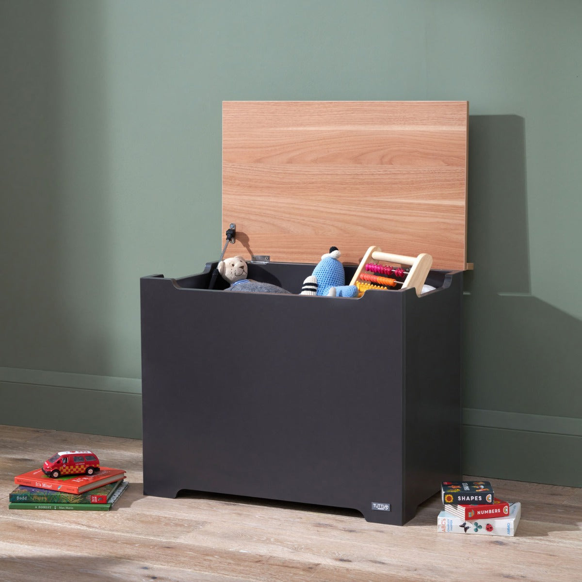 Tutti Bambini Rio Toy Box - Slate/Oak