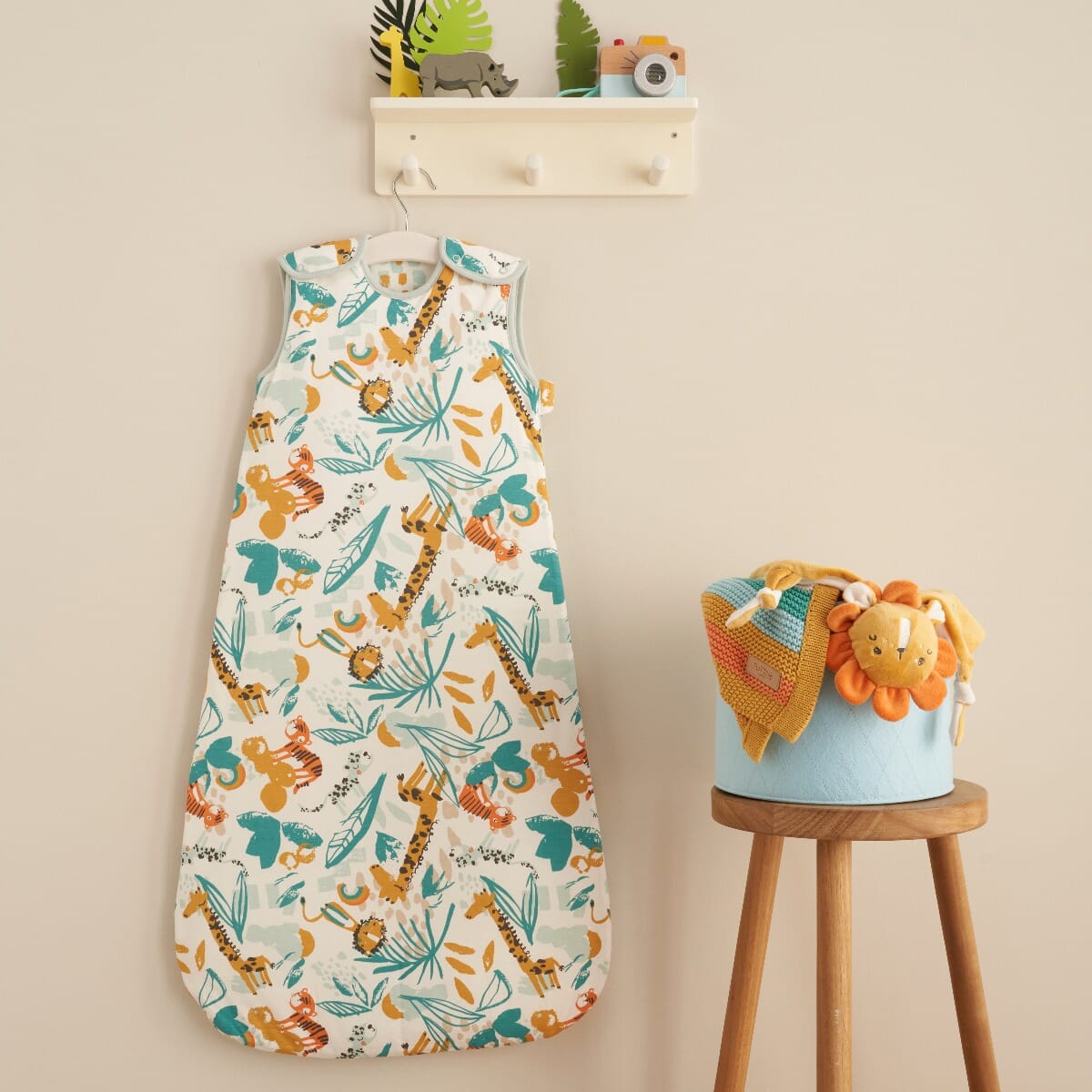 Tutti Bambini Run Wild Bedside Crib Bundle - Run Wild