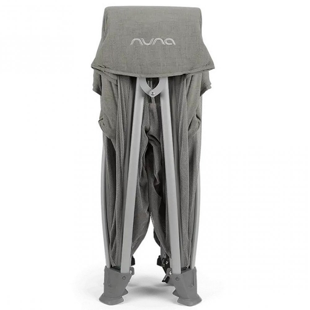 Nuna SENA Aire Travel Cot with Zip On Bassinet - Frost