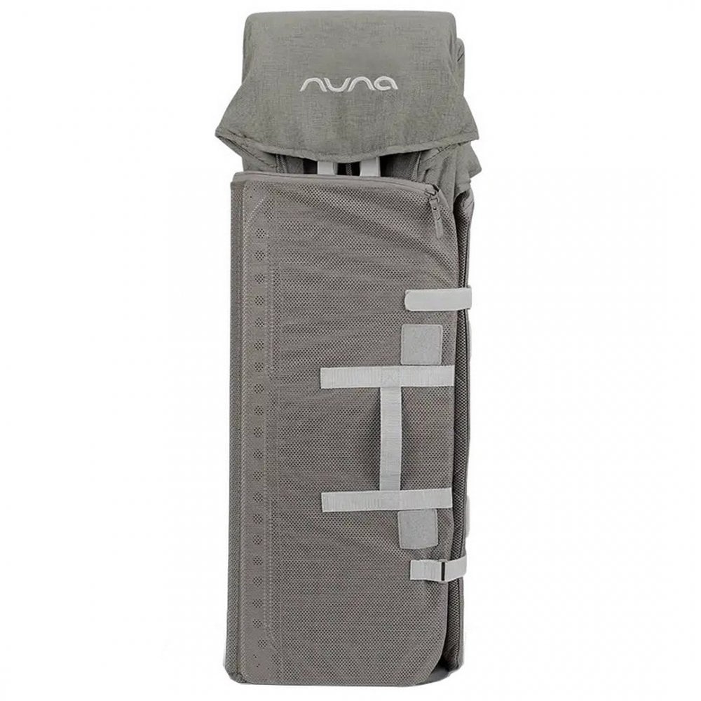Nuna SENA Aire Travel Cot with Zip On Bassinet - Frost