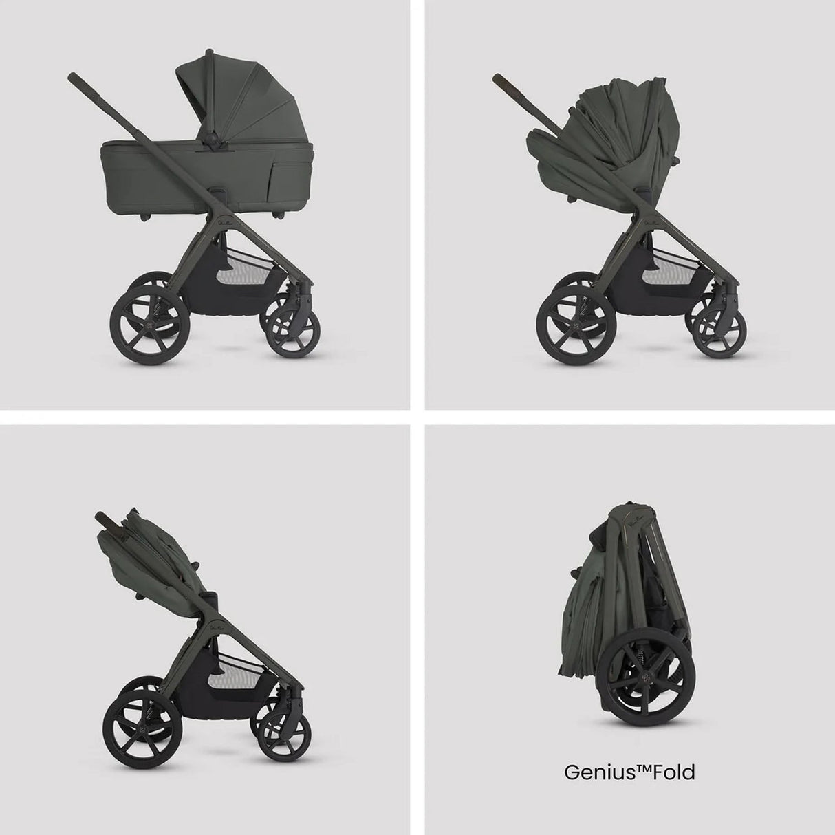 Silver Cross Cove 2 Ultimate Maxi-Cosi Cabriofix i-Size Car Seat Bundle - Pewter