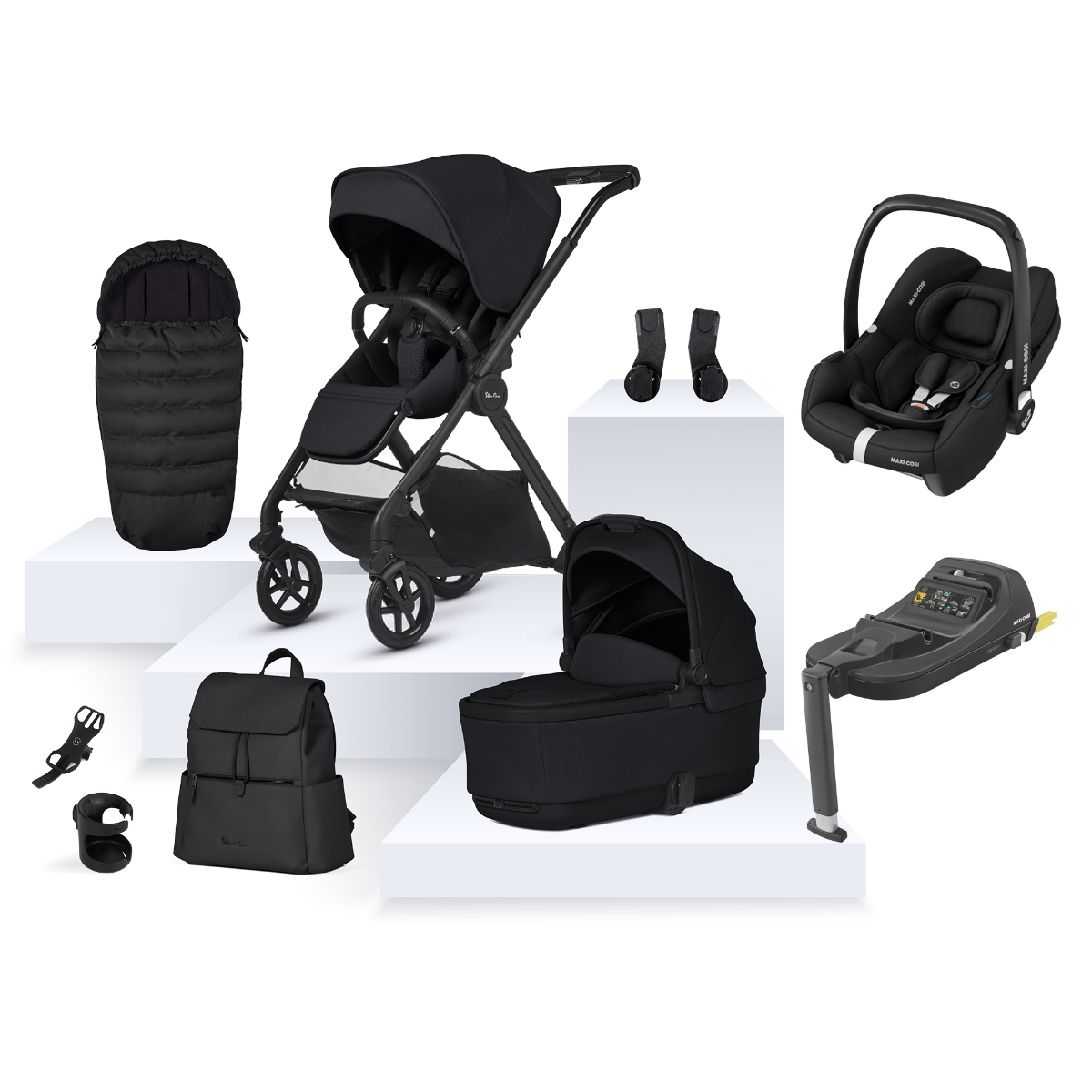 Silver Cross Reef 2 with Maxi-Cosi Cabriofix i-Size Ultimate Bundle - Space