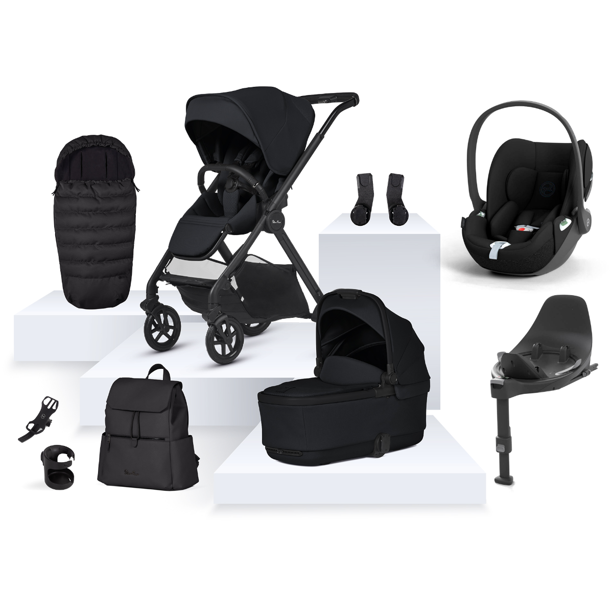 Silver Cross Reef 2 with Cybex Cloud T Ultimate Bundle - Space