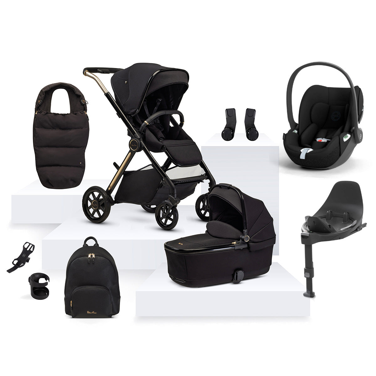 Silver Cross Reef 2 Special Edition with Cybex Cloud T Ultimate Bundle - Espresso