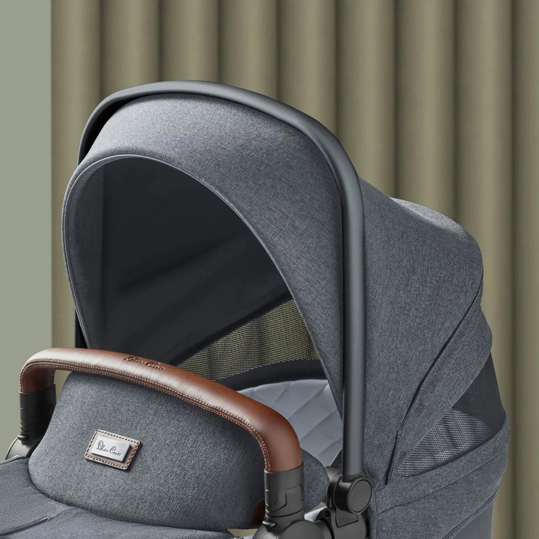 Silver Cross Wave 3 Twin Pram & Pushchair - Lunar