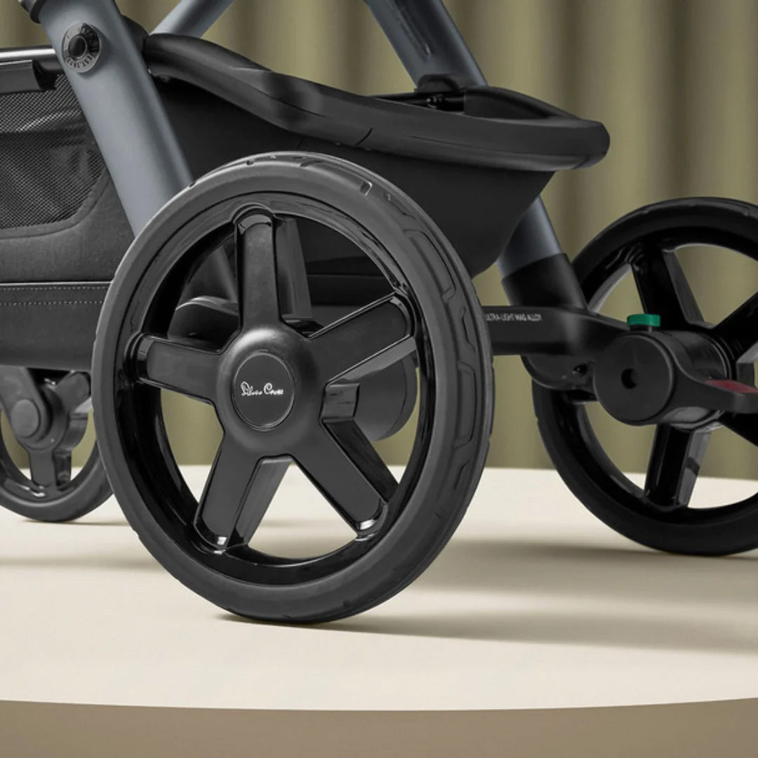 Silver Cross Wave 3 Twin Pram & Pushchair - Lunar