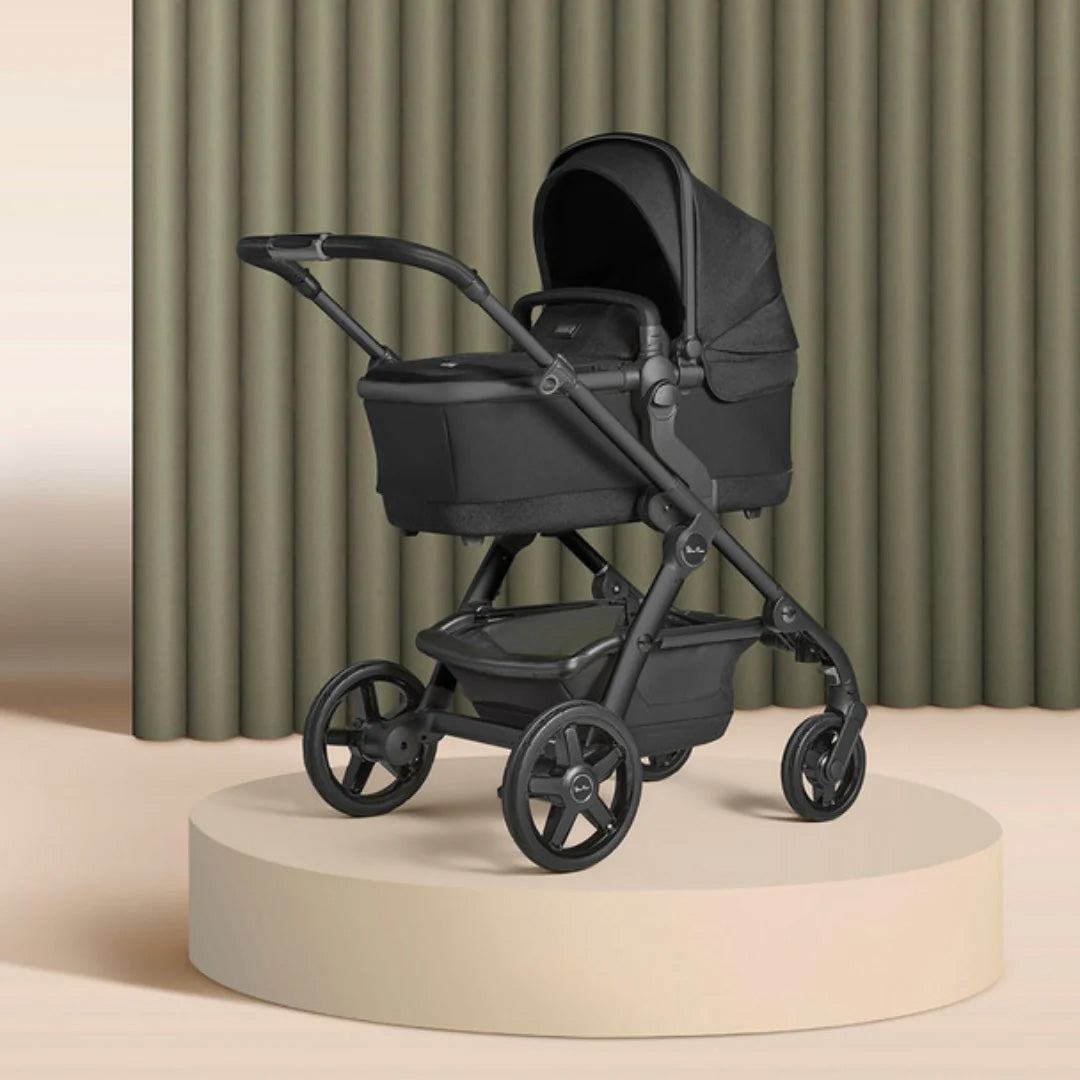 Silver Cross Wave 3 Twin Pram & Pushchair - Onyx
