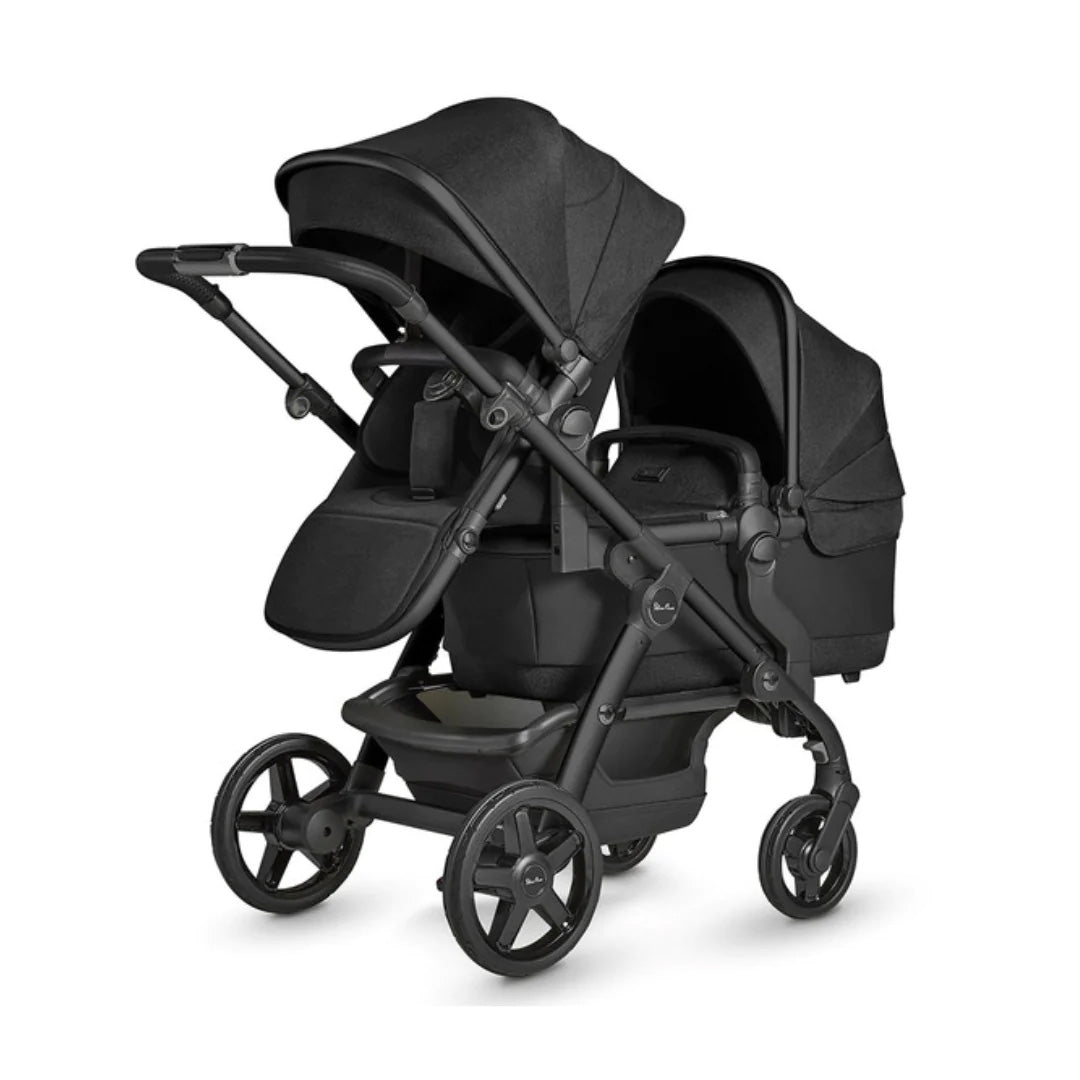 Silver Cross Wave 3 Pram & Pushchair + Motion All Size - Onyx