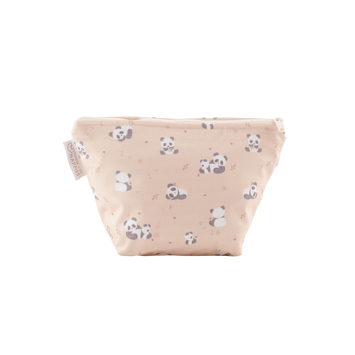 Small Reusable Cloth Wipe & Sanitary Bag - Pandas