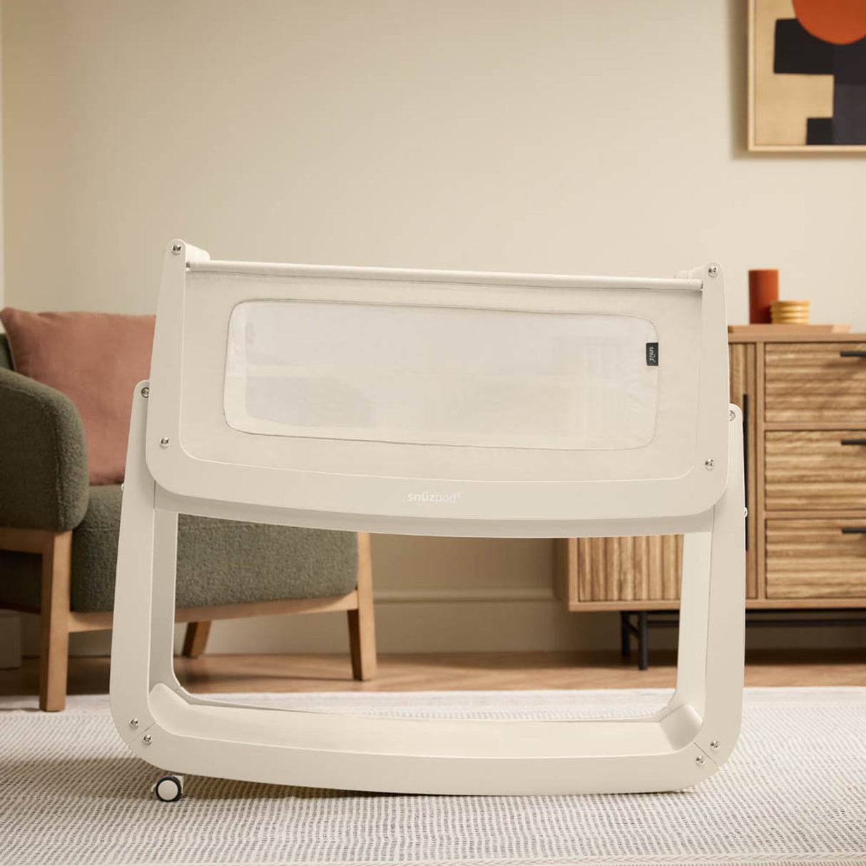 Snuzpod 5 Bedside Crib - Cashmere