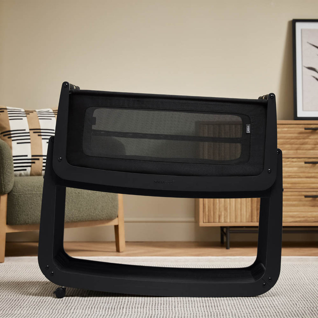 Snuzpod 5 Bedside Crib - Graphite