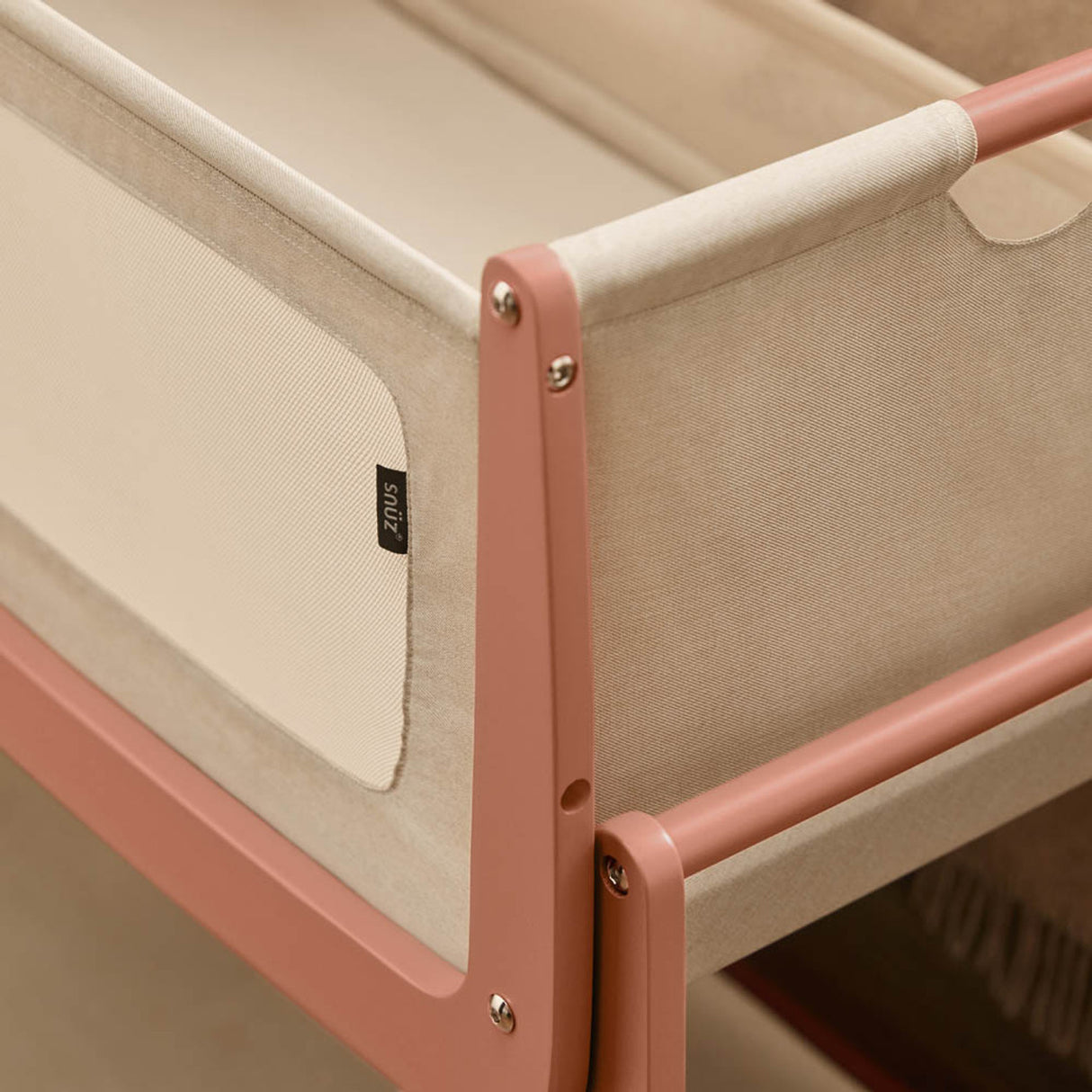Snuzpod 5 Bedside Crib - Terracotta