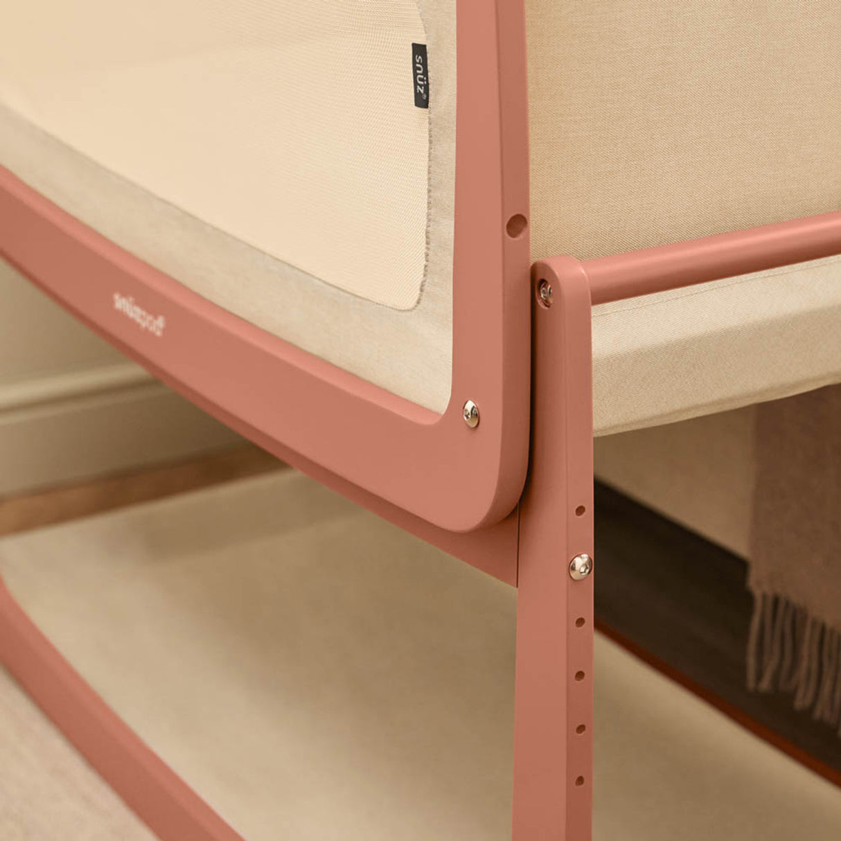 Snuzpod 5 Bedside Crib - Terracotta