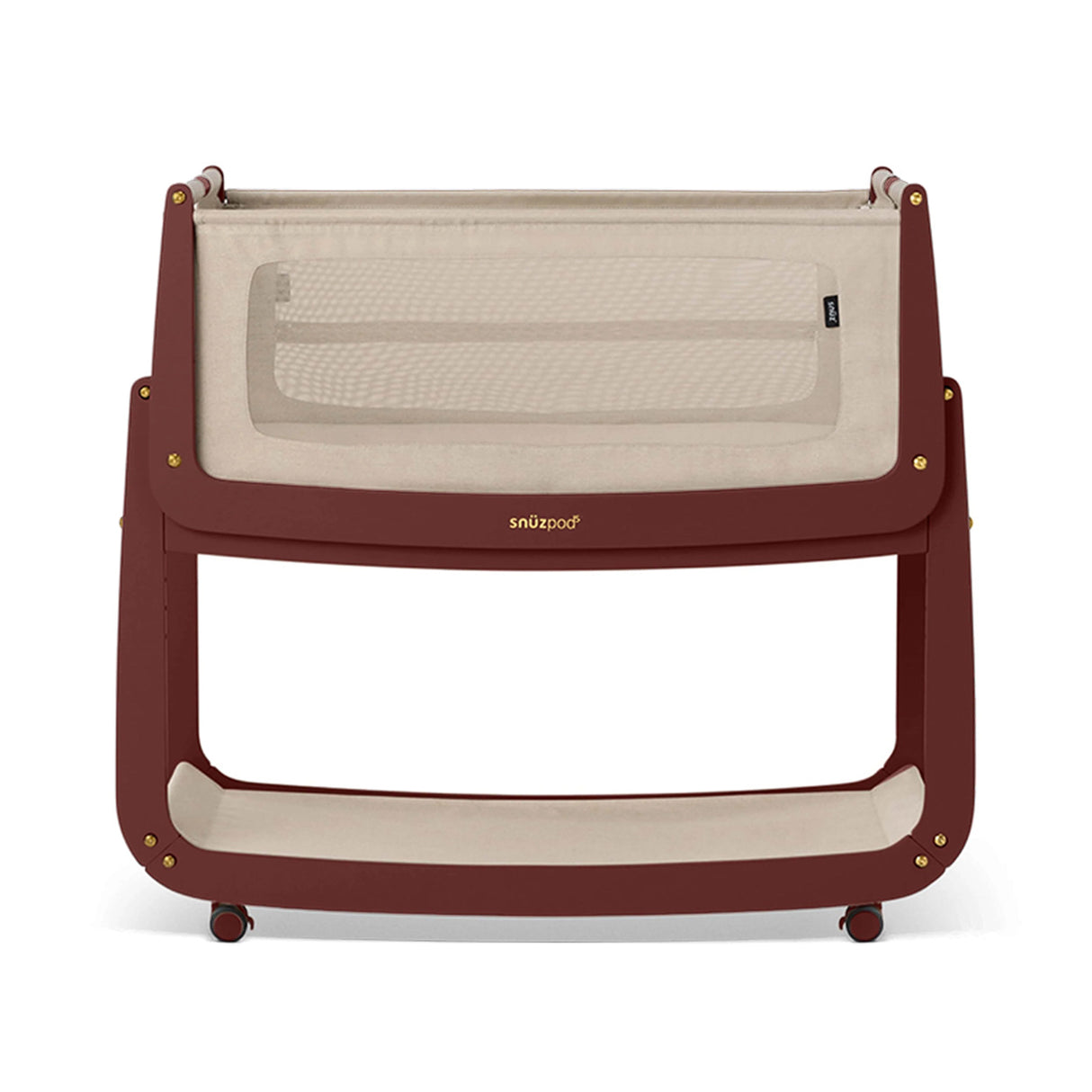 Snuzpod 5 Bedside Crib - Rouge
